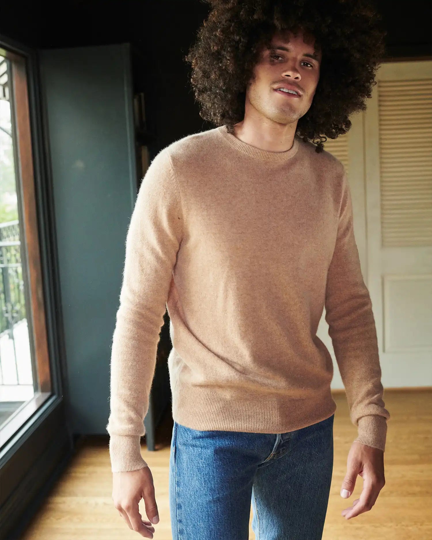 Mongolian Cashmere Crewneck Sweater