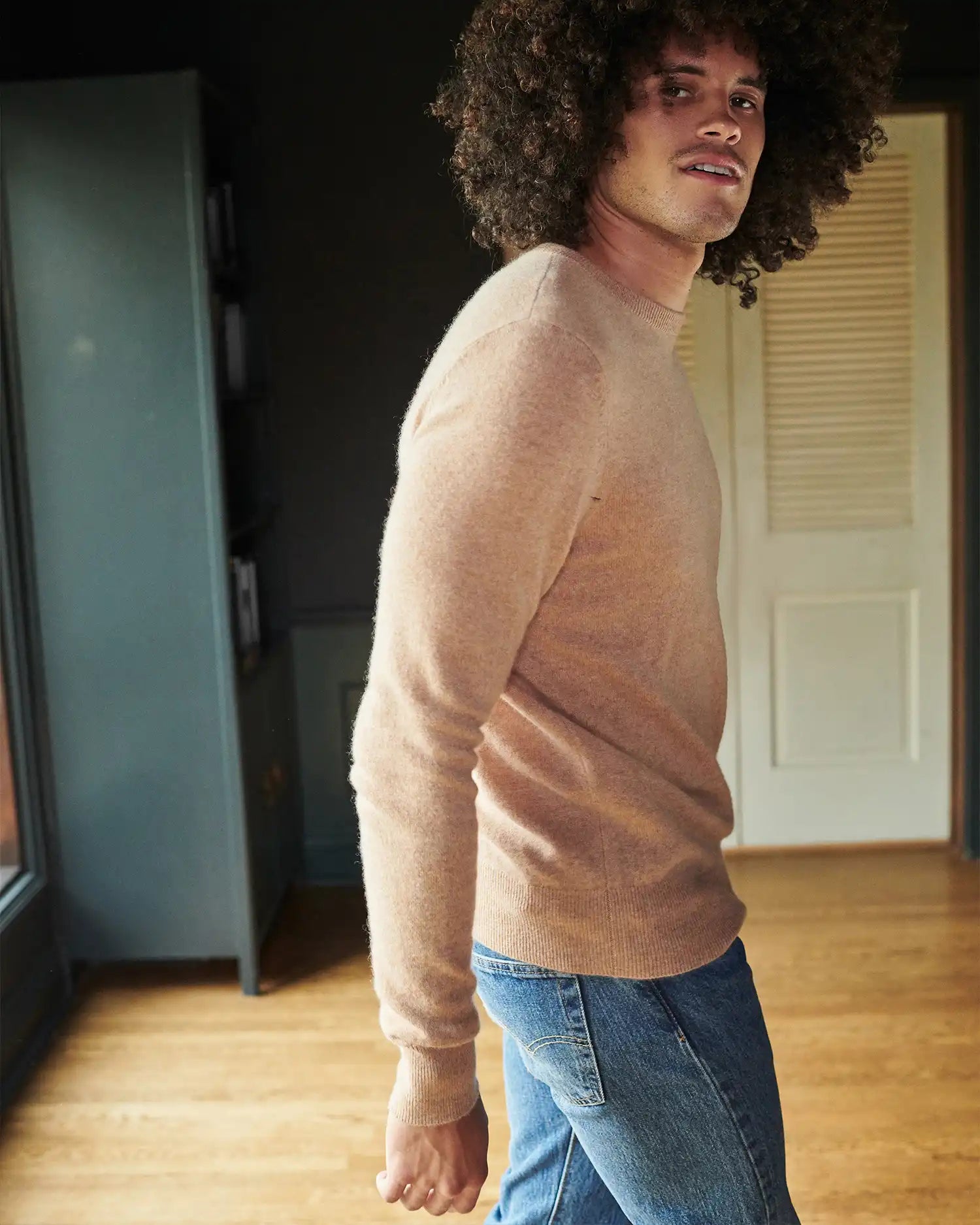 Mongolian Cashmere Crewneck Sweater