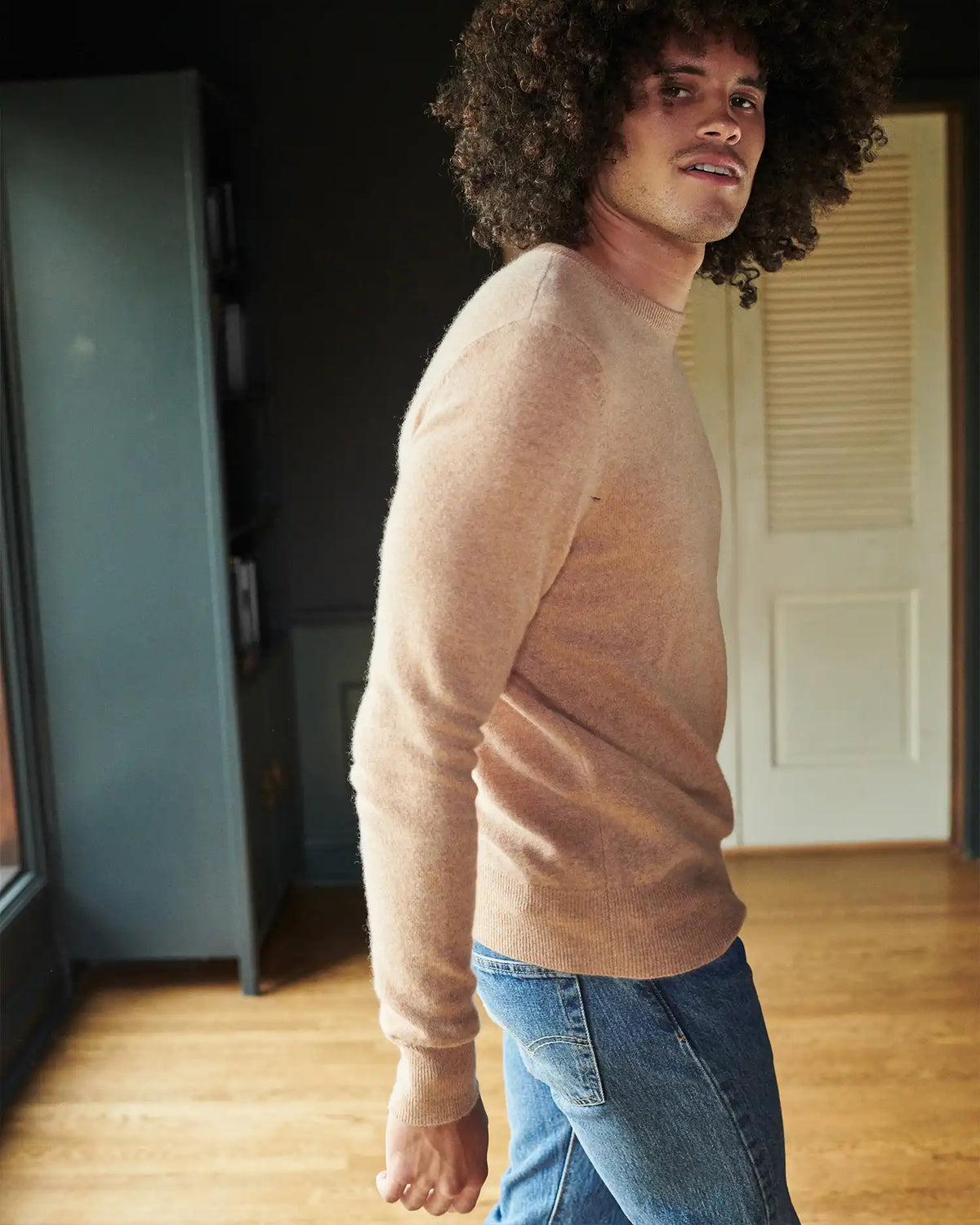 Mongolian Spring Cashmere Crewneck Sweater