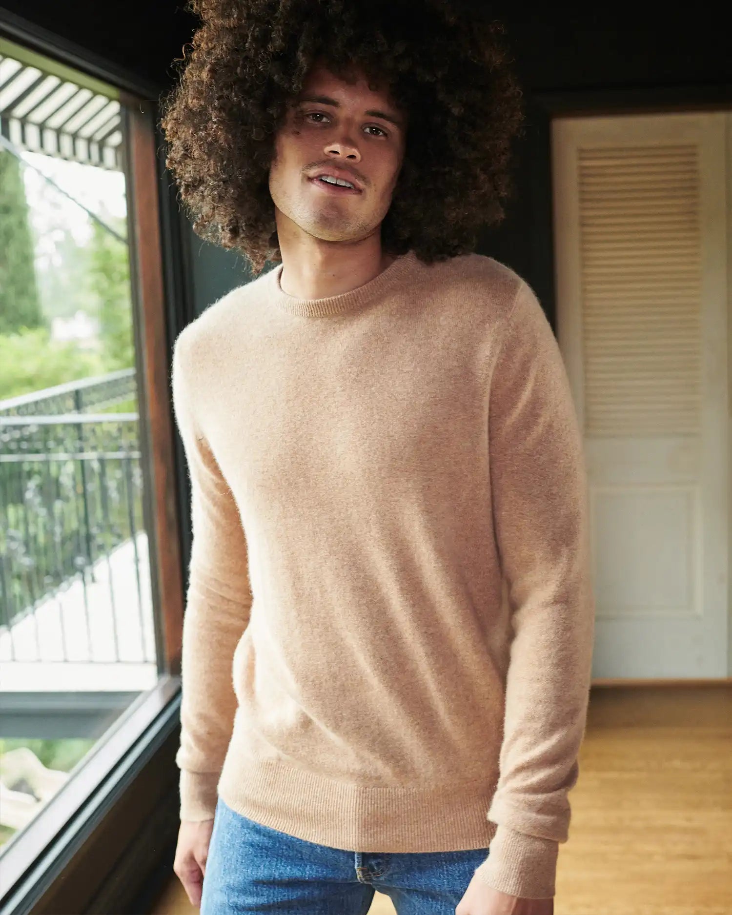 Mongolian Cashmere Crewneck Sweater
