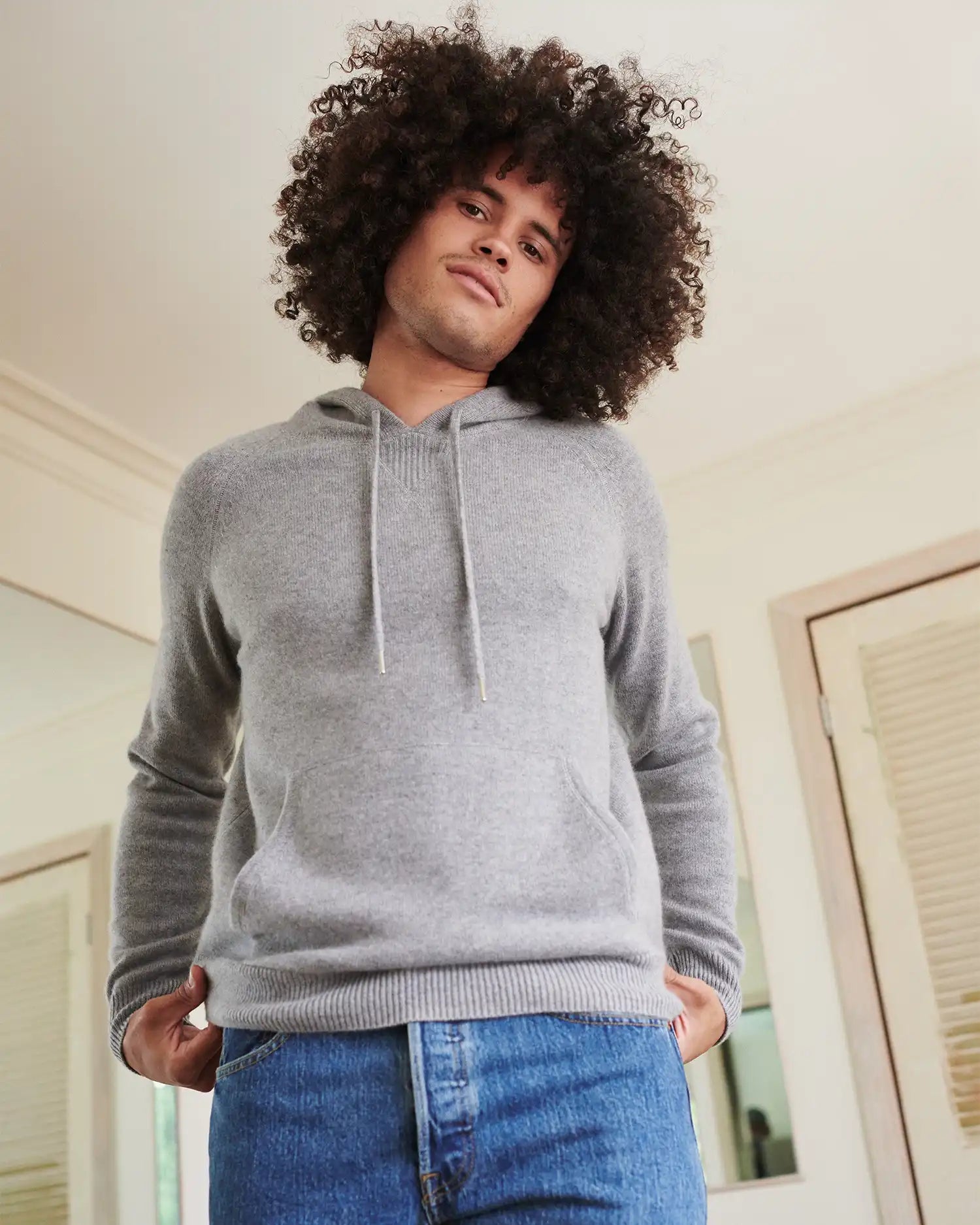 Mongolian Spring Cashmere Pullover Hoodie
