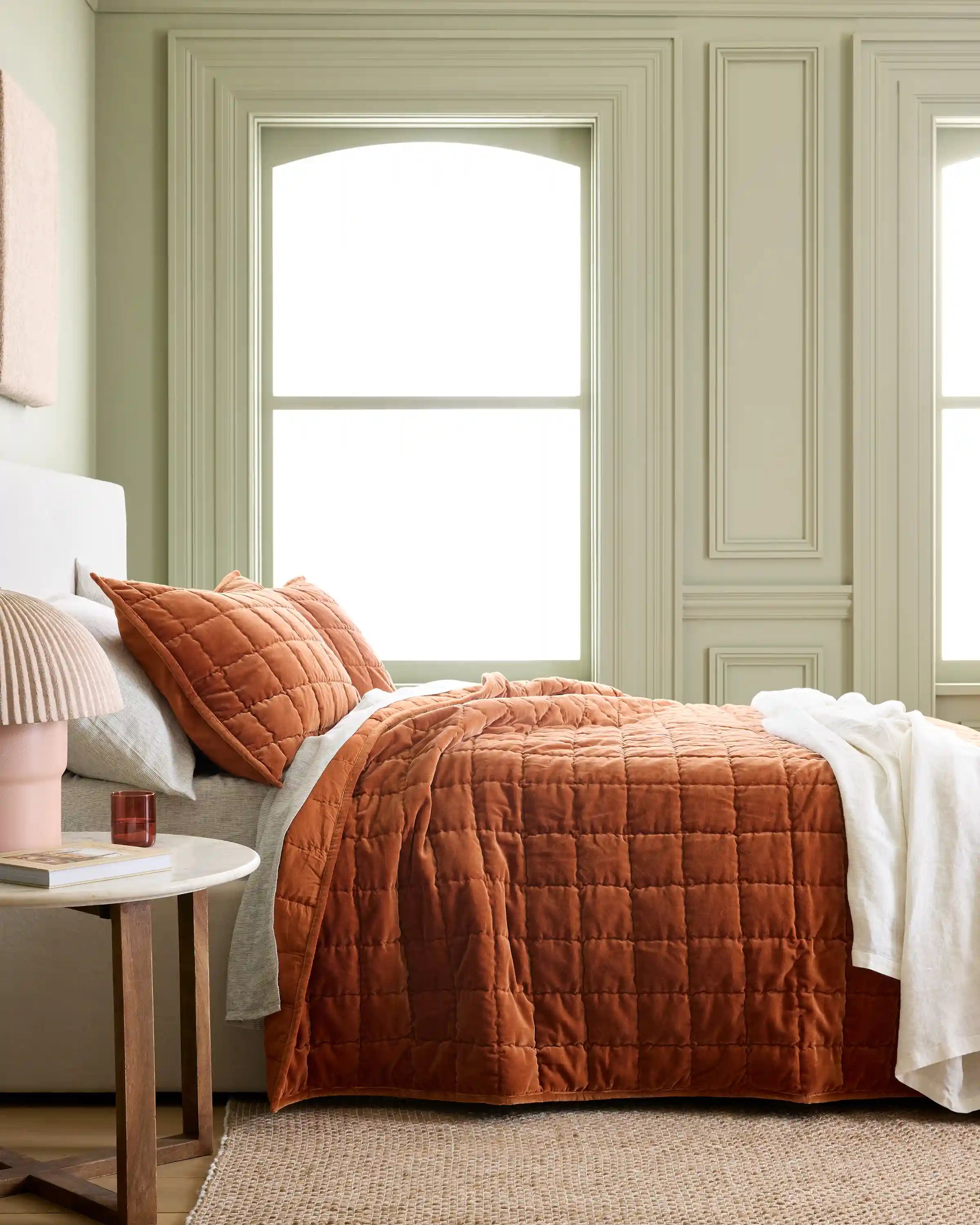 Cotton Velvet Box Quilt Set