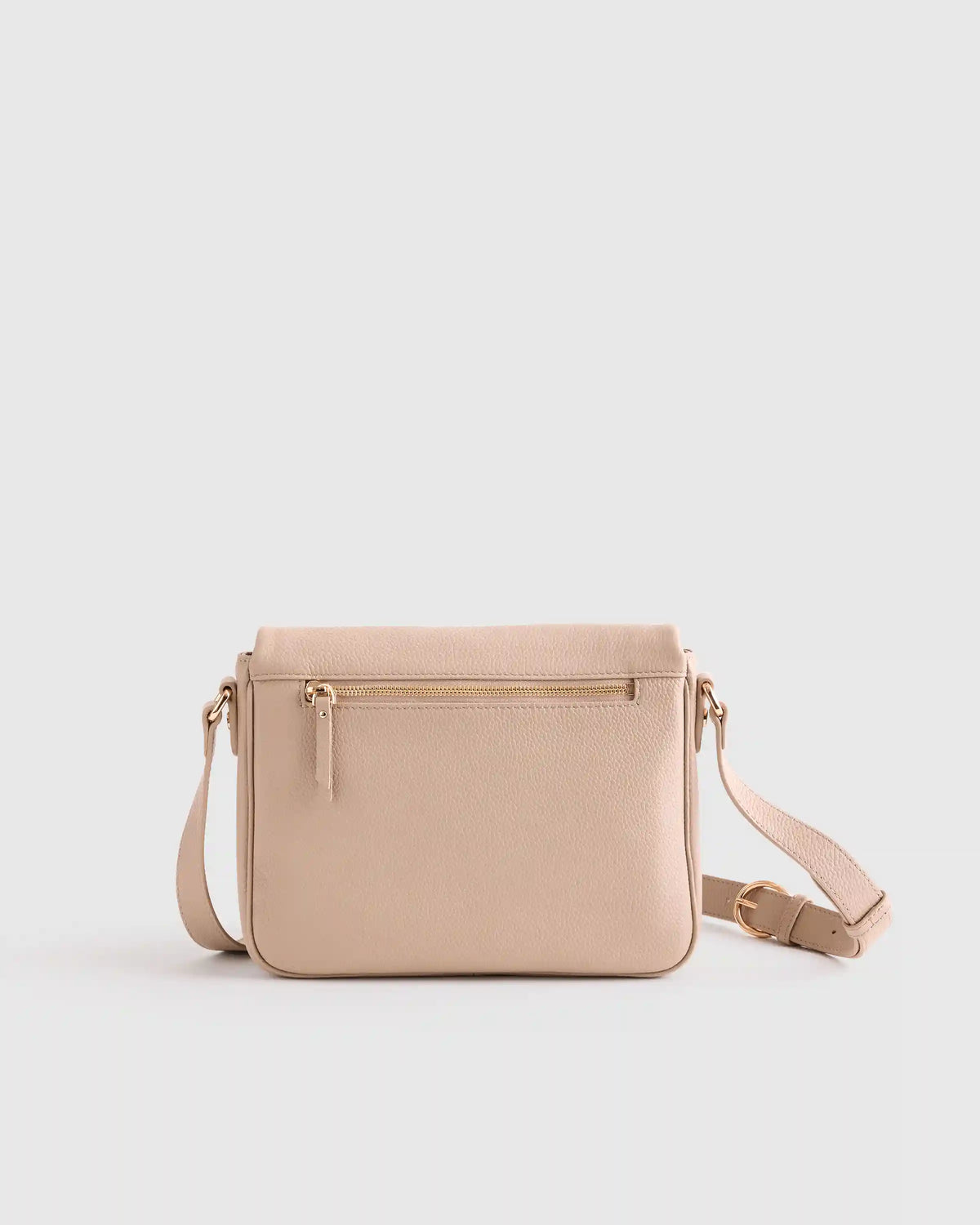 Italian Leather Foldover Crossbody