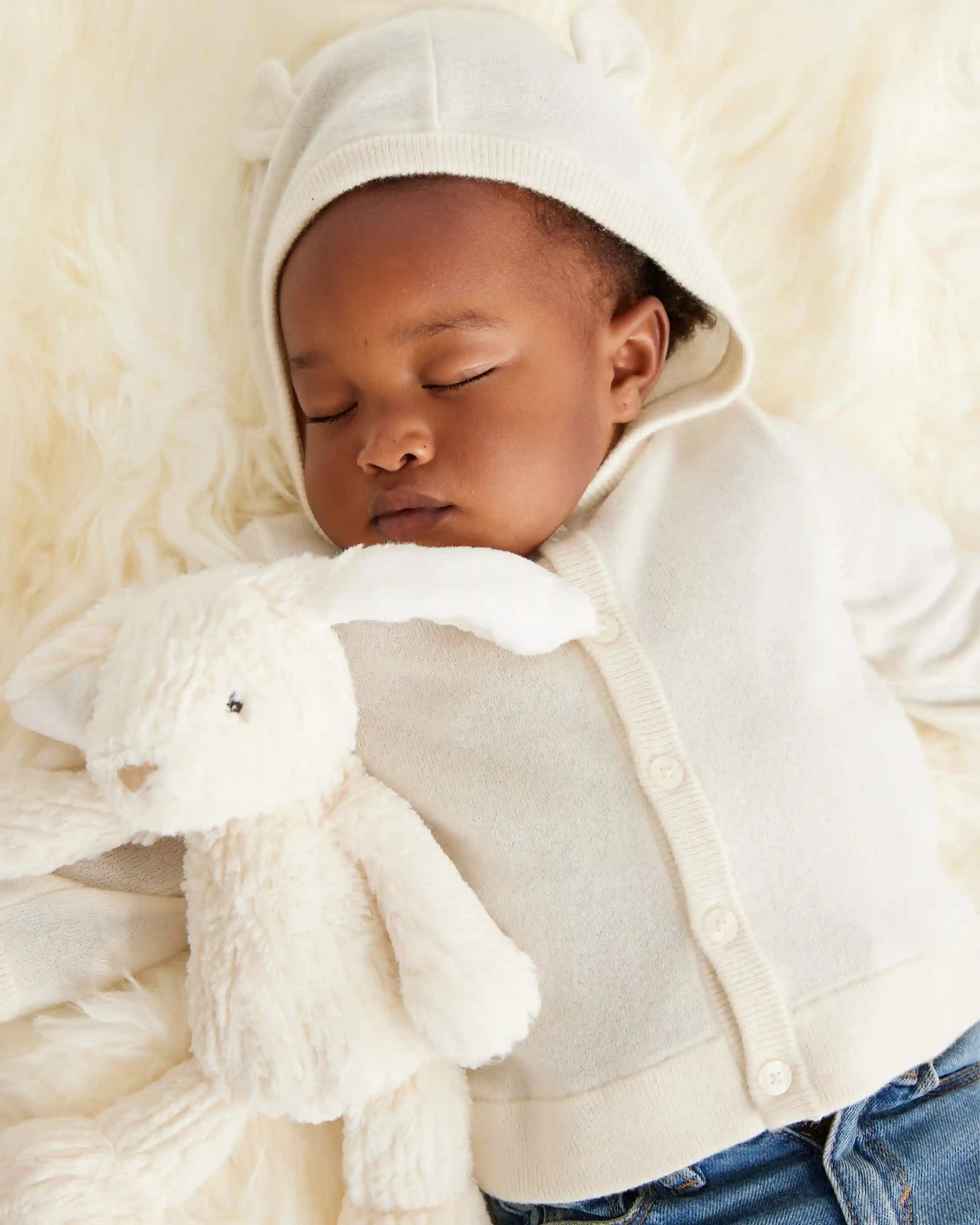 Washable Cashmere Hooded Cardigan