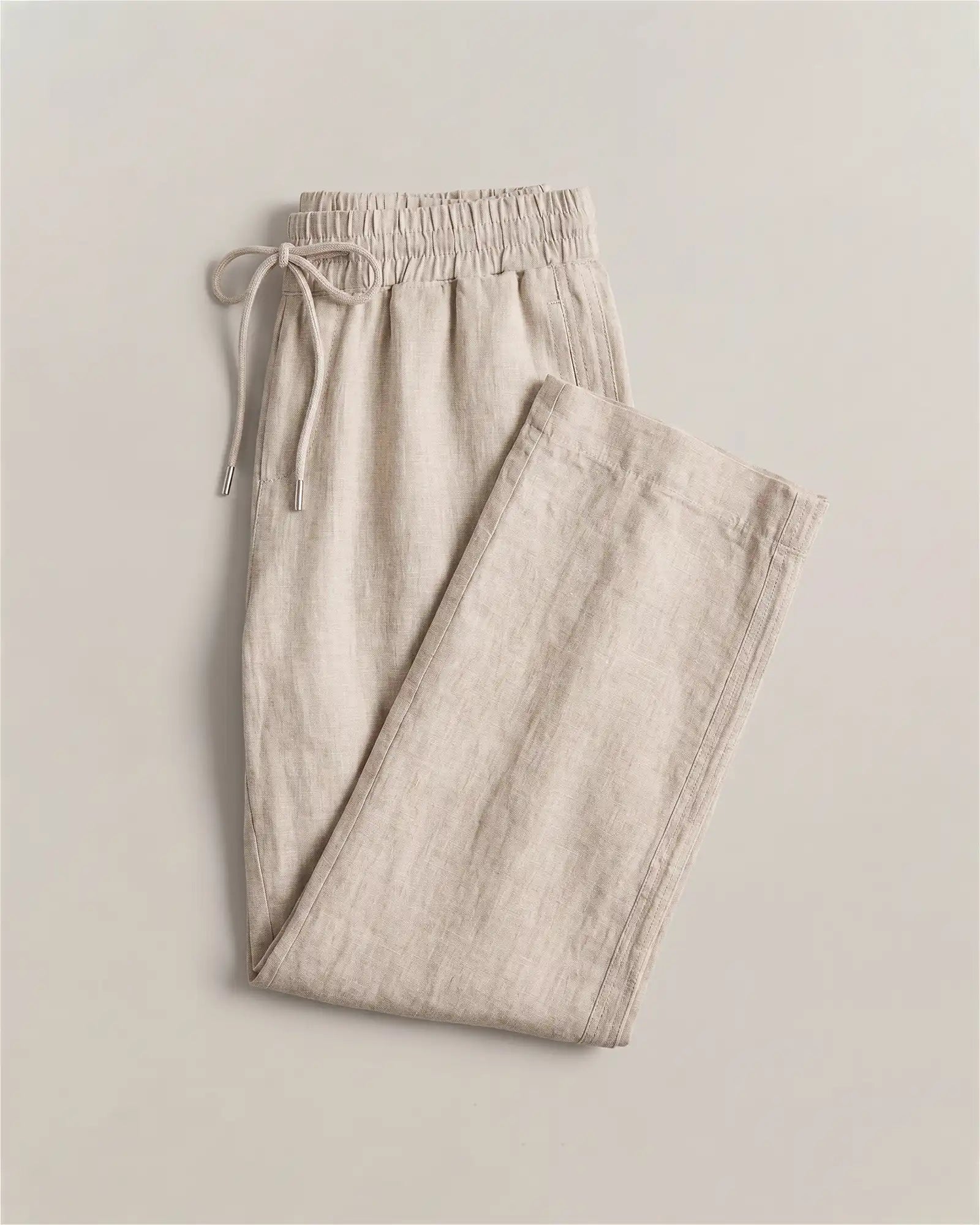 100% European Linen Wide Leg Pants