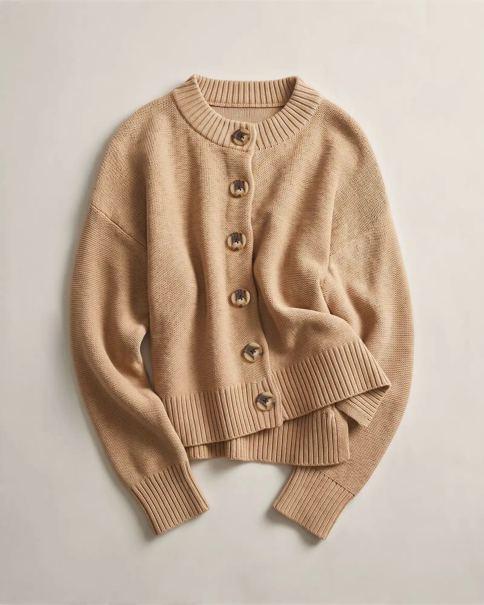 100% Organic Cotton Cropped Cardigan