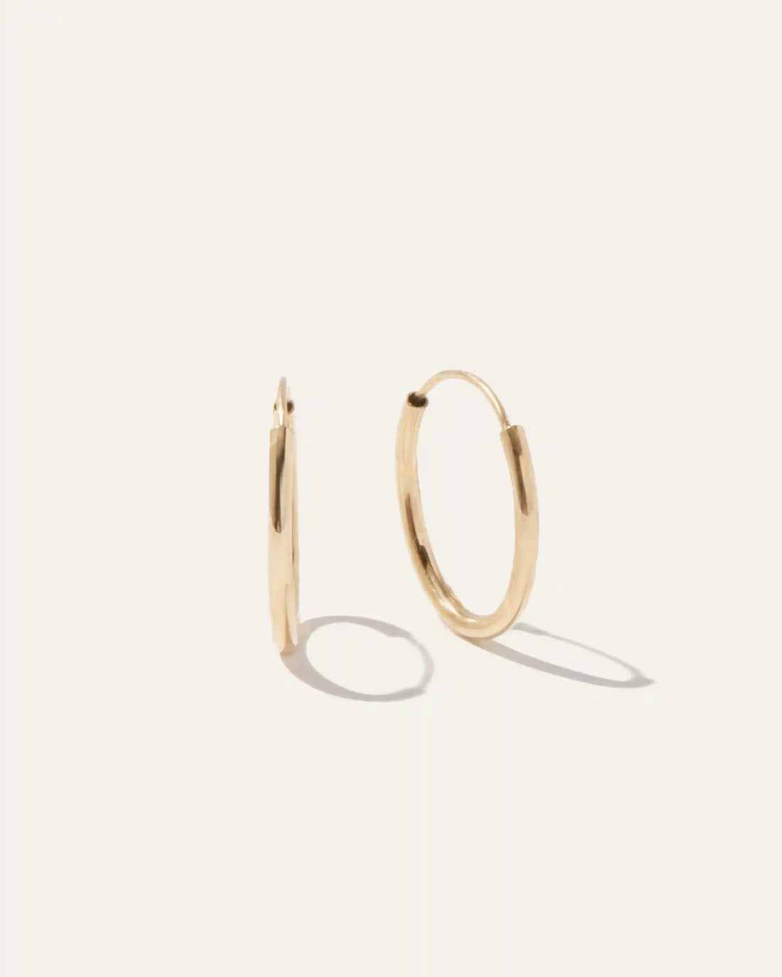 14K Gold Everyday Hoops