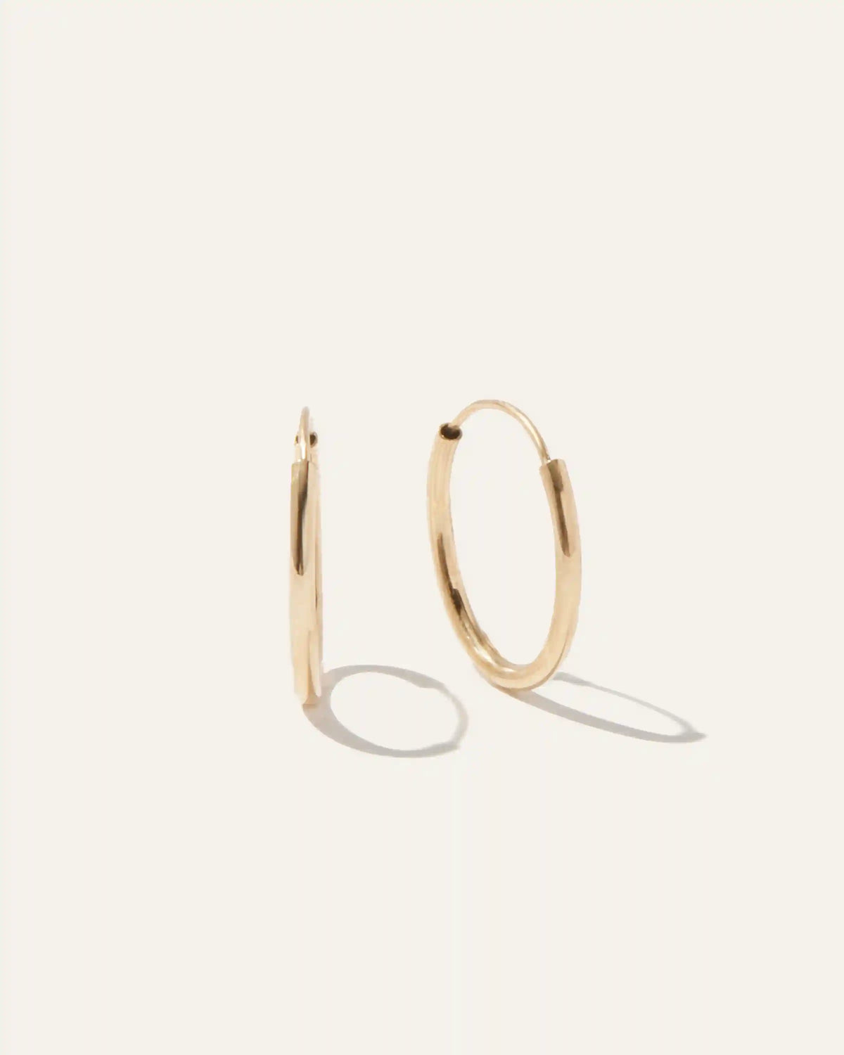 14K Gold Everyday Hoops