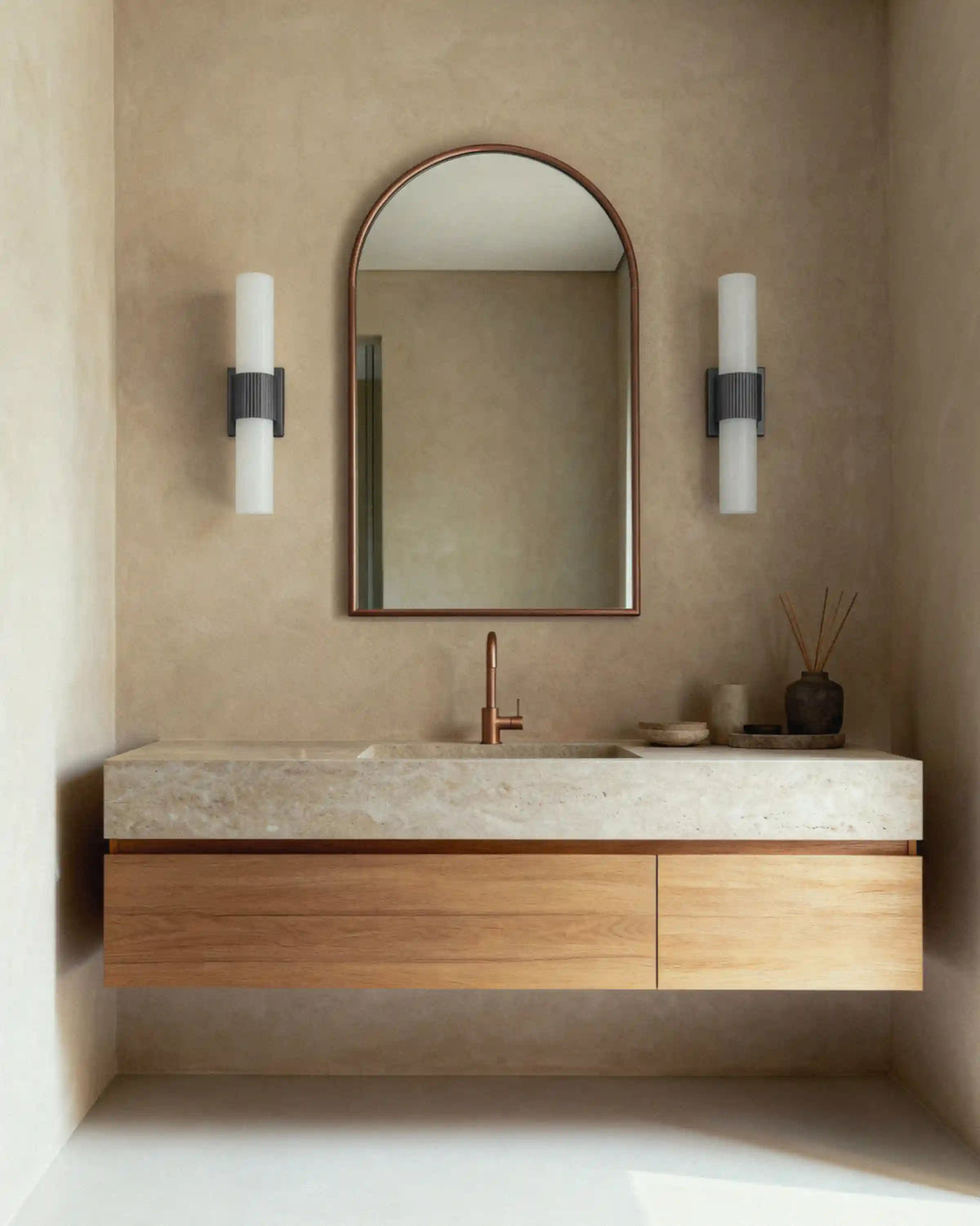 Classic Glass Vanity Sconce
