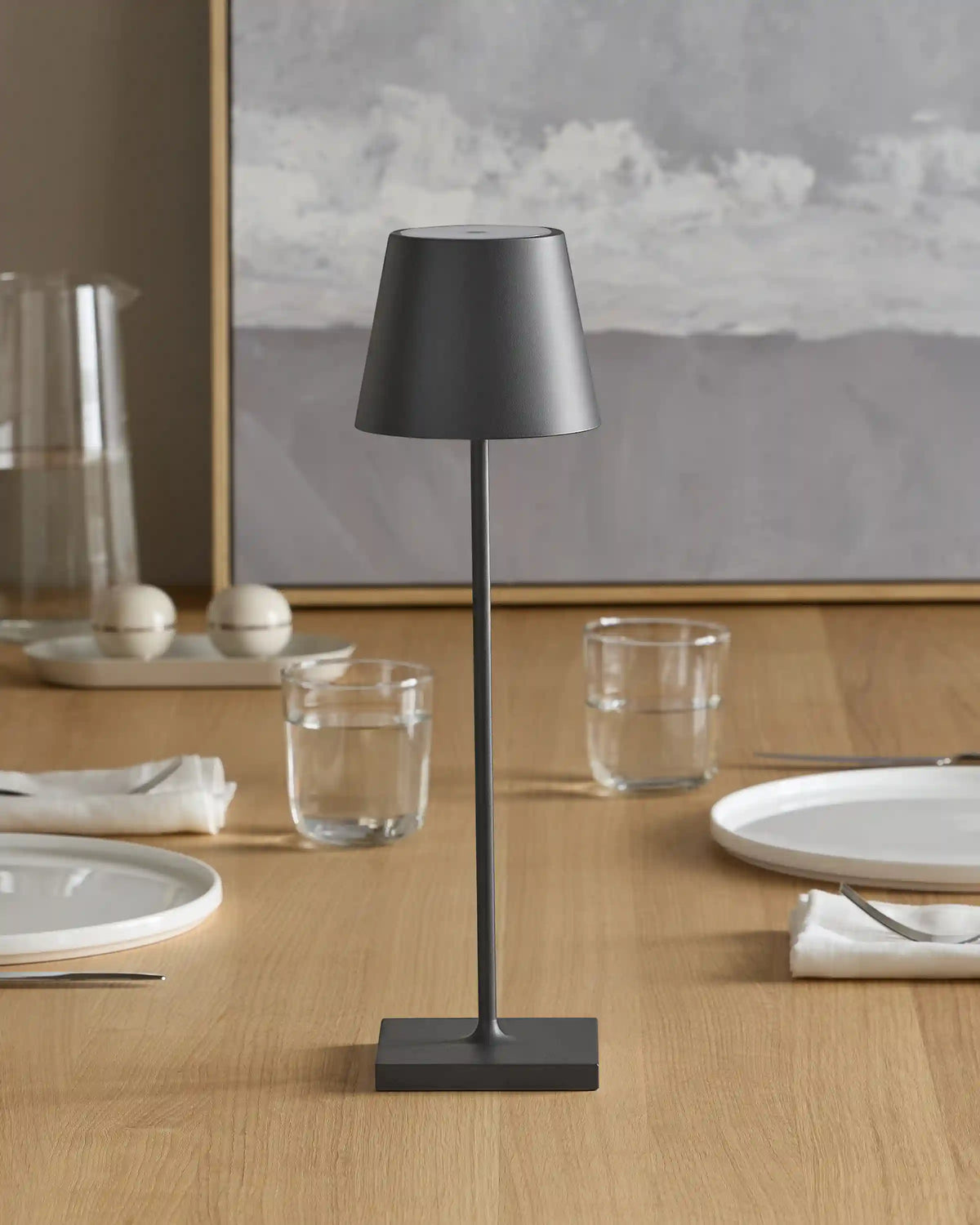 Poldina Pro Rechargeable Table Lamp by Zafferano