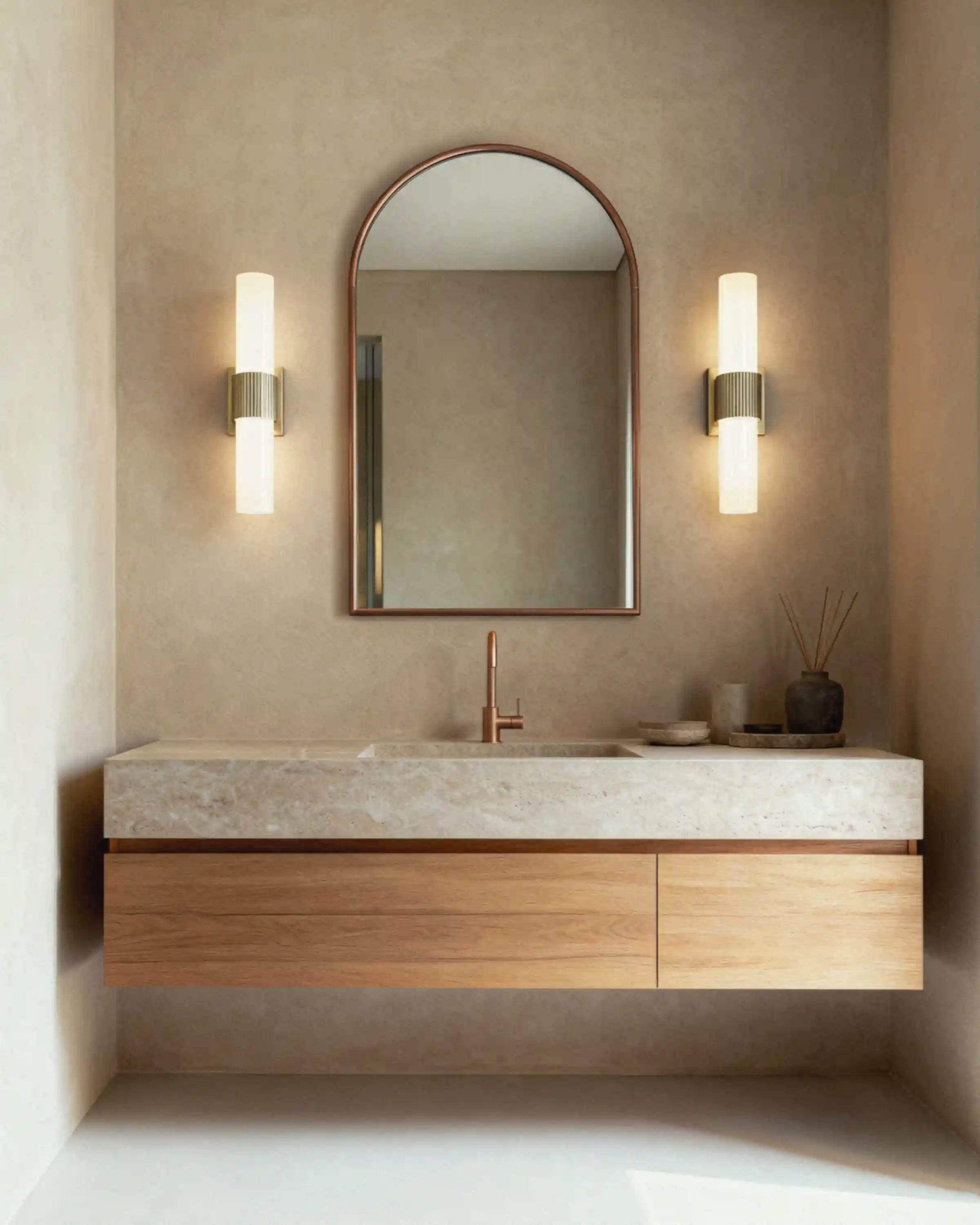Classic Glass Vanity Sconce
