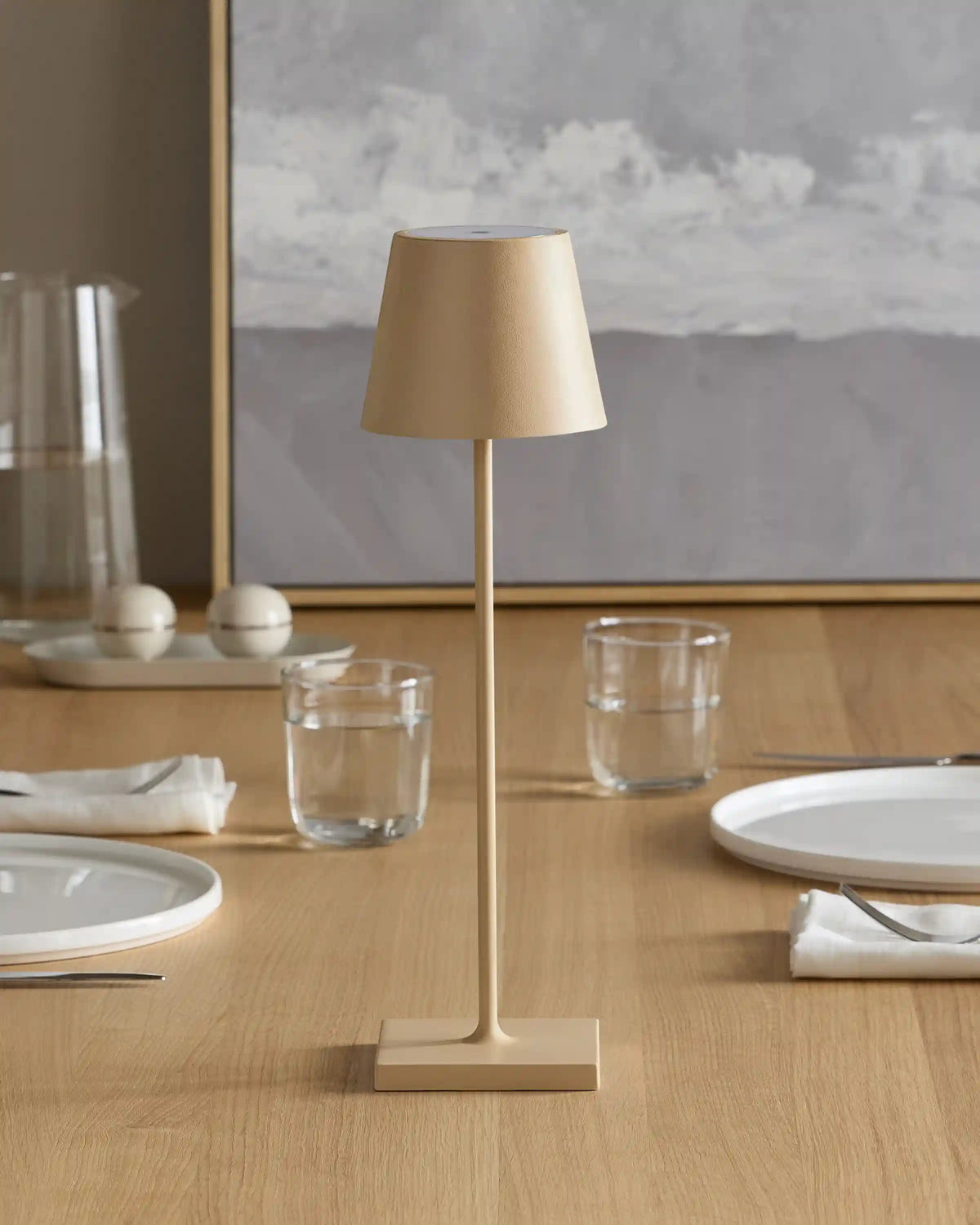 Poldina Pro Rechargeable Table Lamp by Zafferano