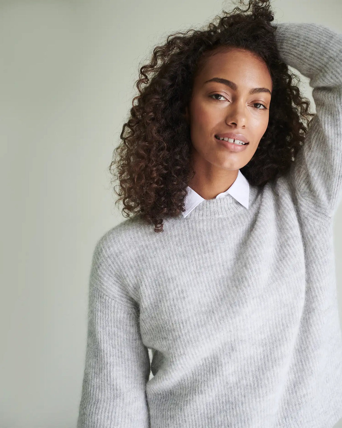 Baby Alpaca-Wool Crew