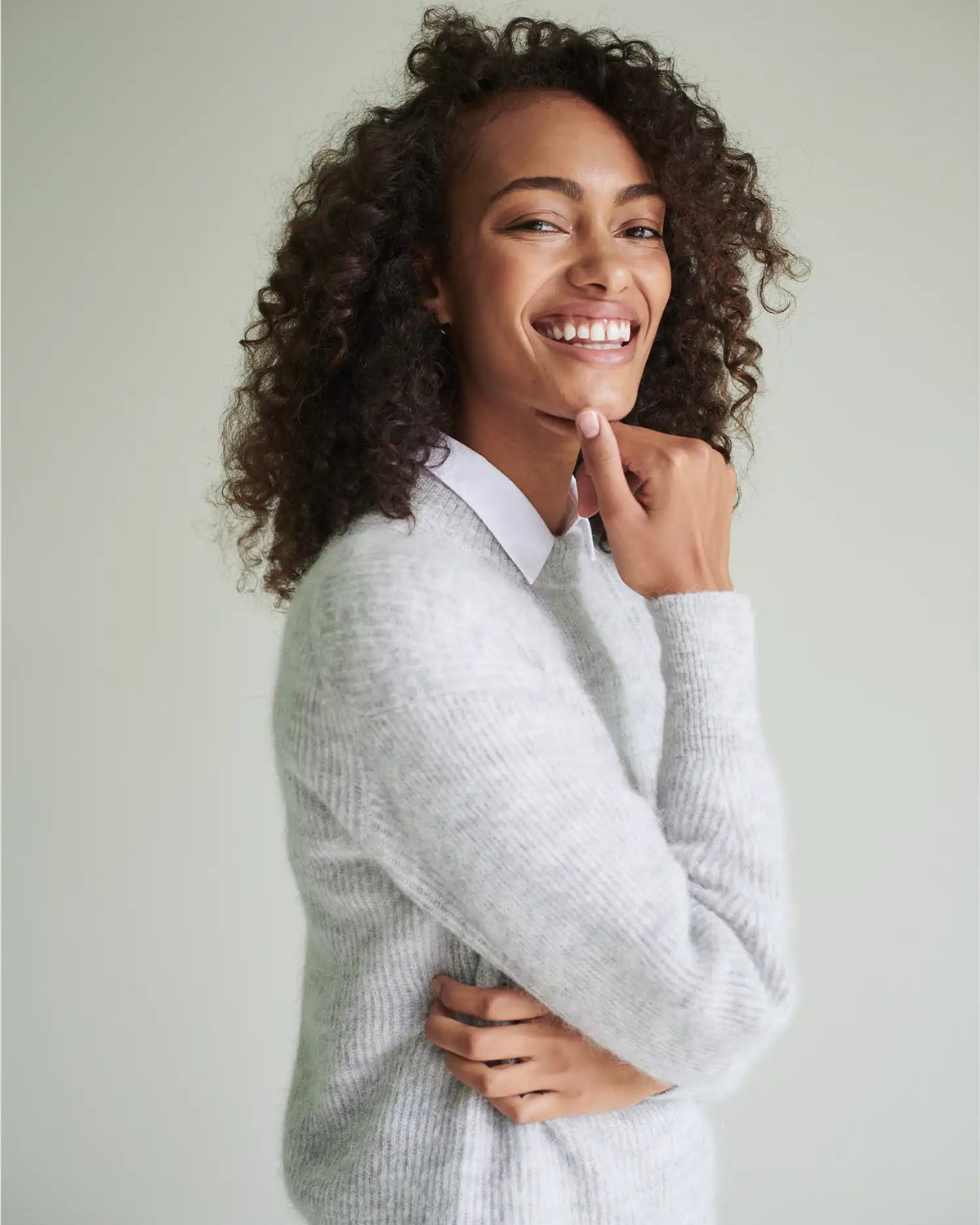 Baby Alpaca-Wool Crew