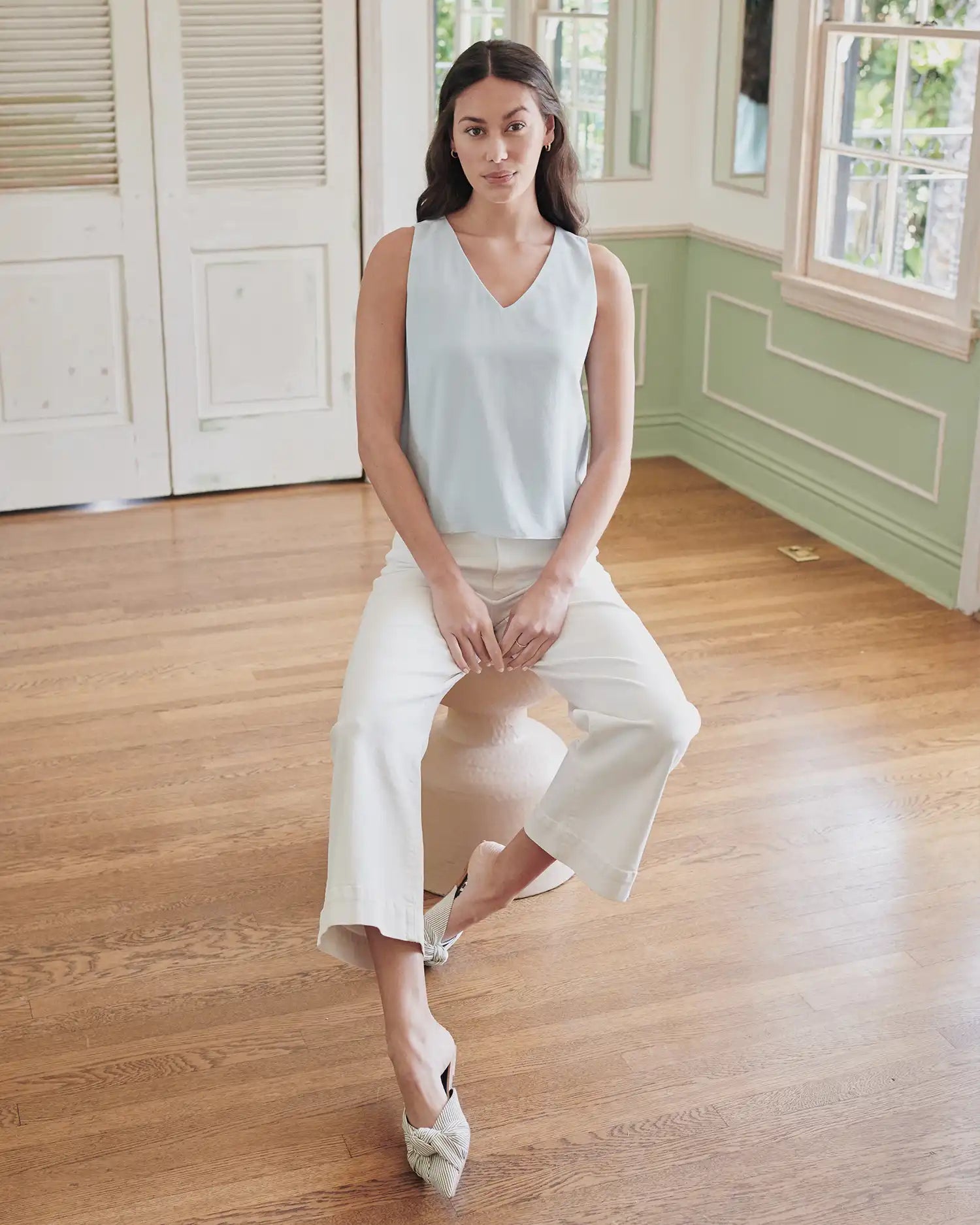 Washable Stretch Silk Tank