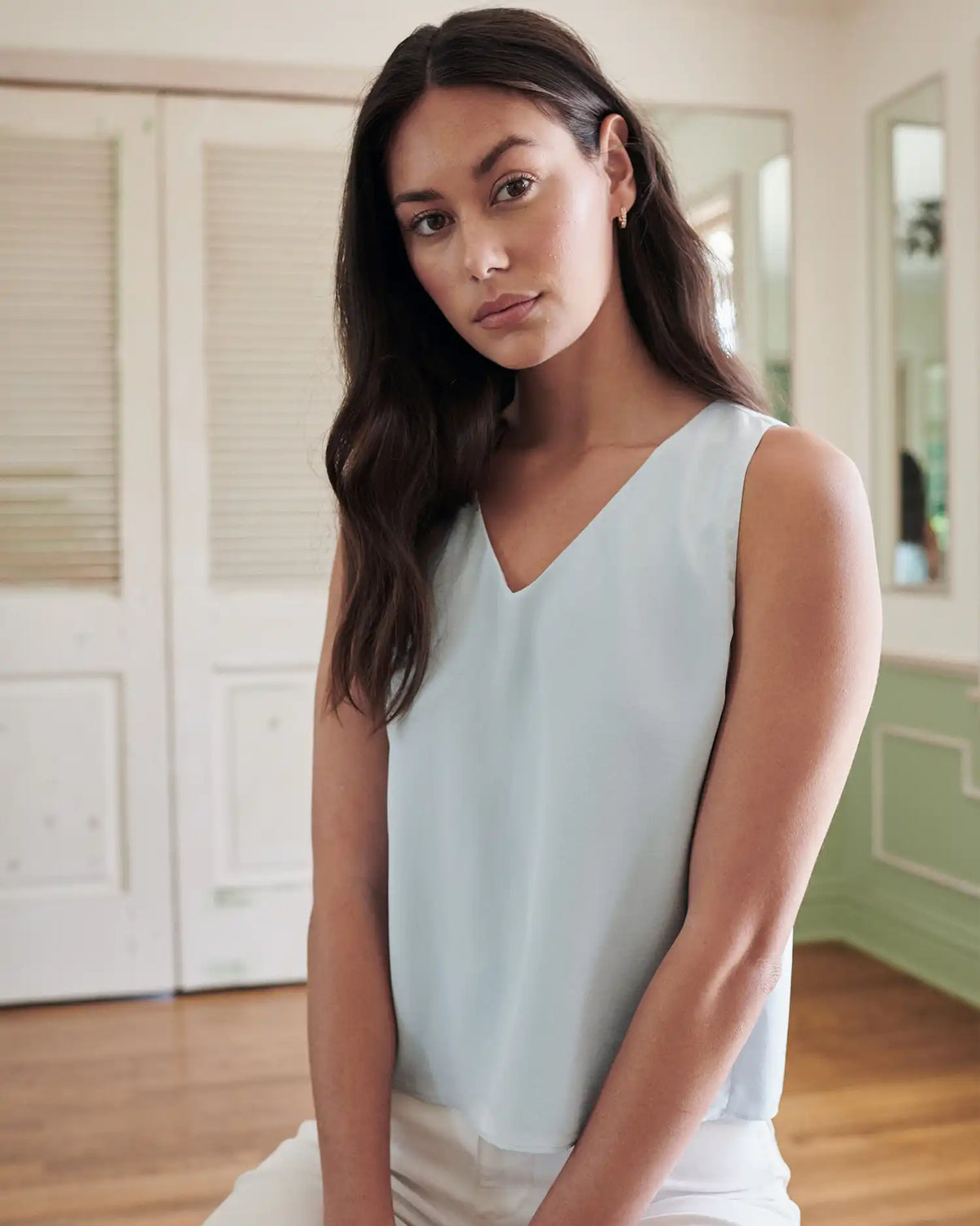 Washable Stretch Silk Tank