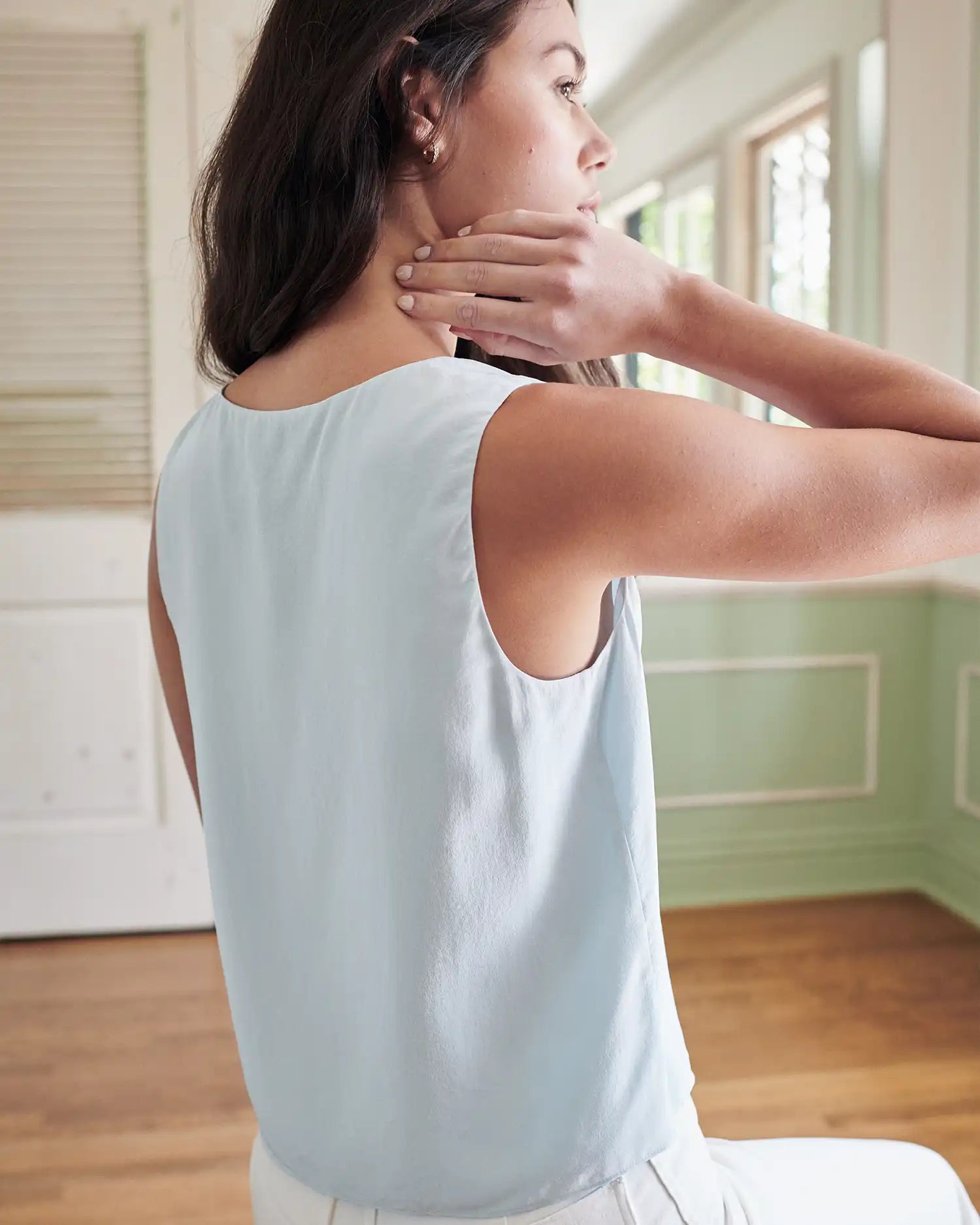 Washable Stretch Silk Tank