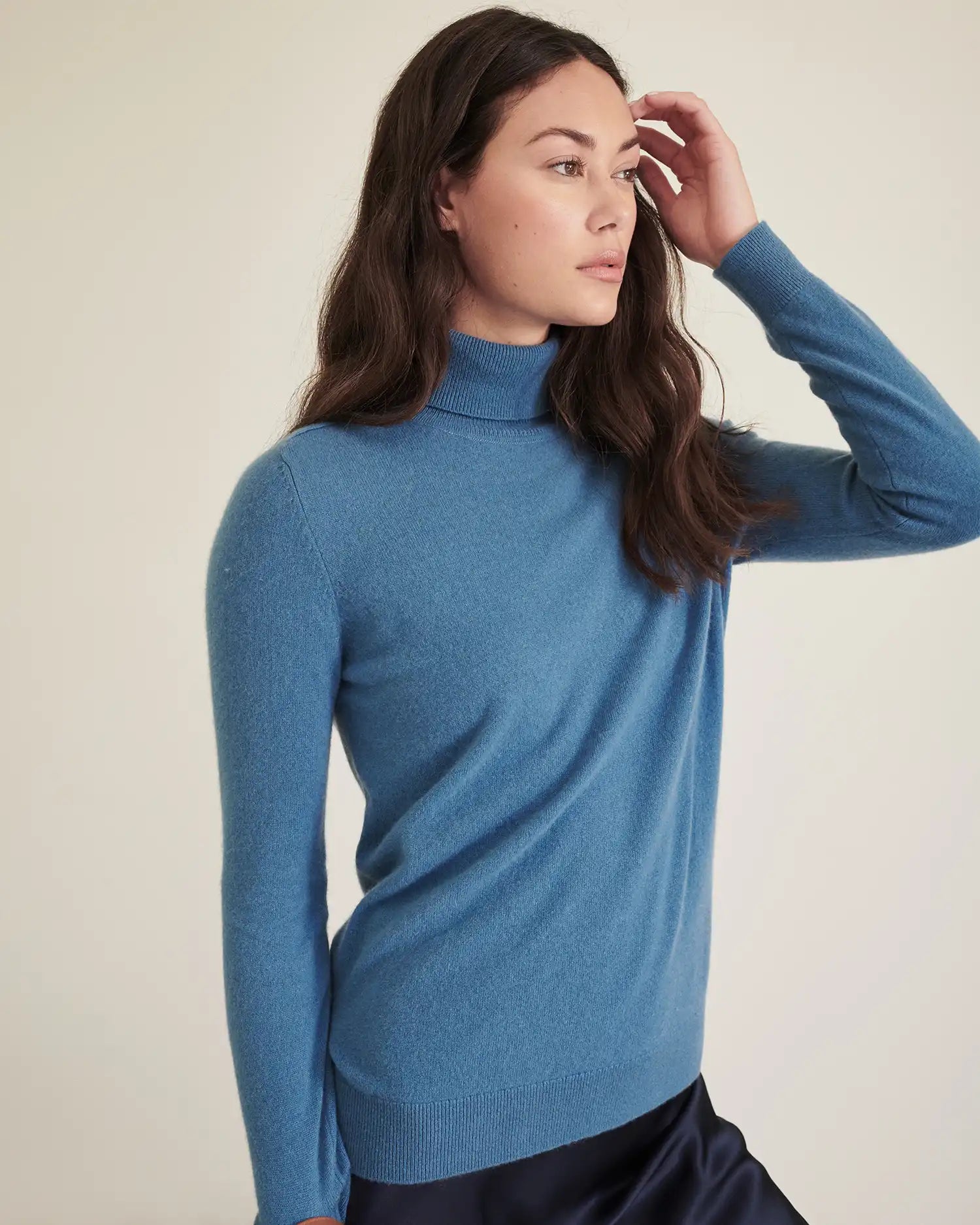 Mongolian Cashmere Turtleneck Sweater