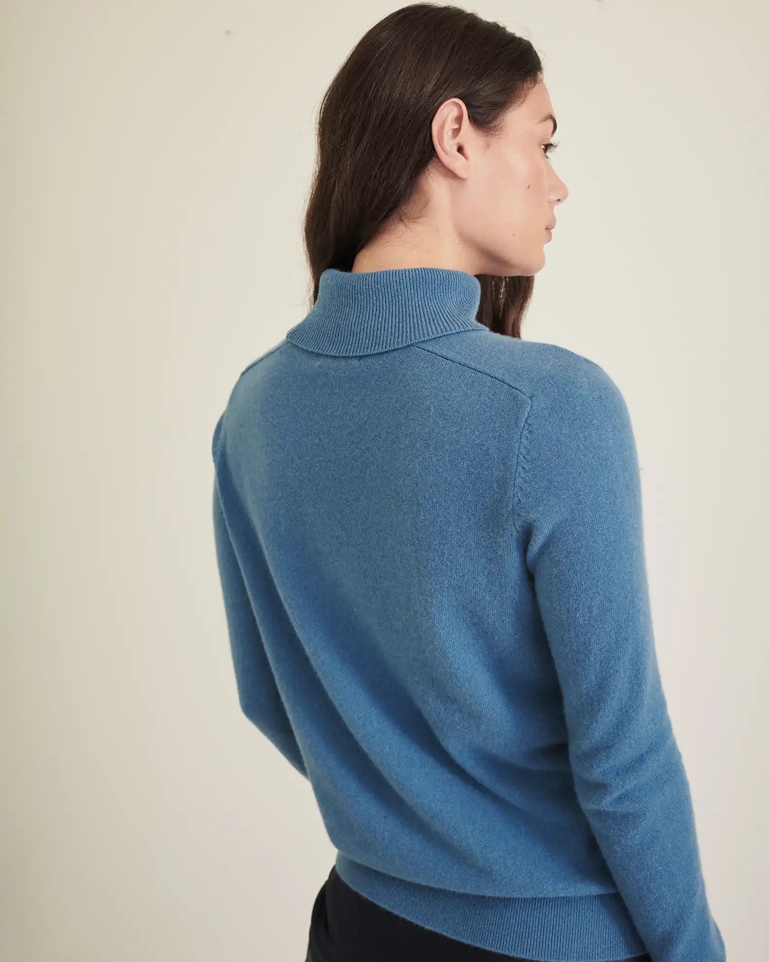 Mongolian Cashmere Turtleneck Sweater