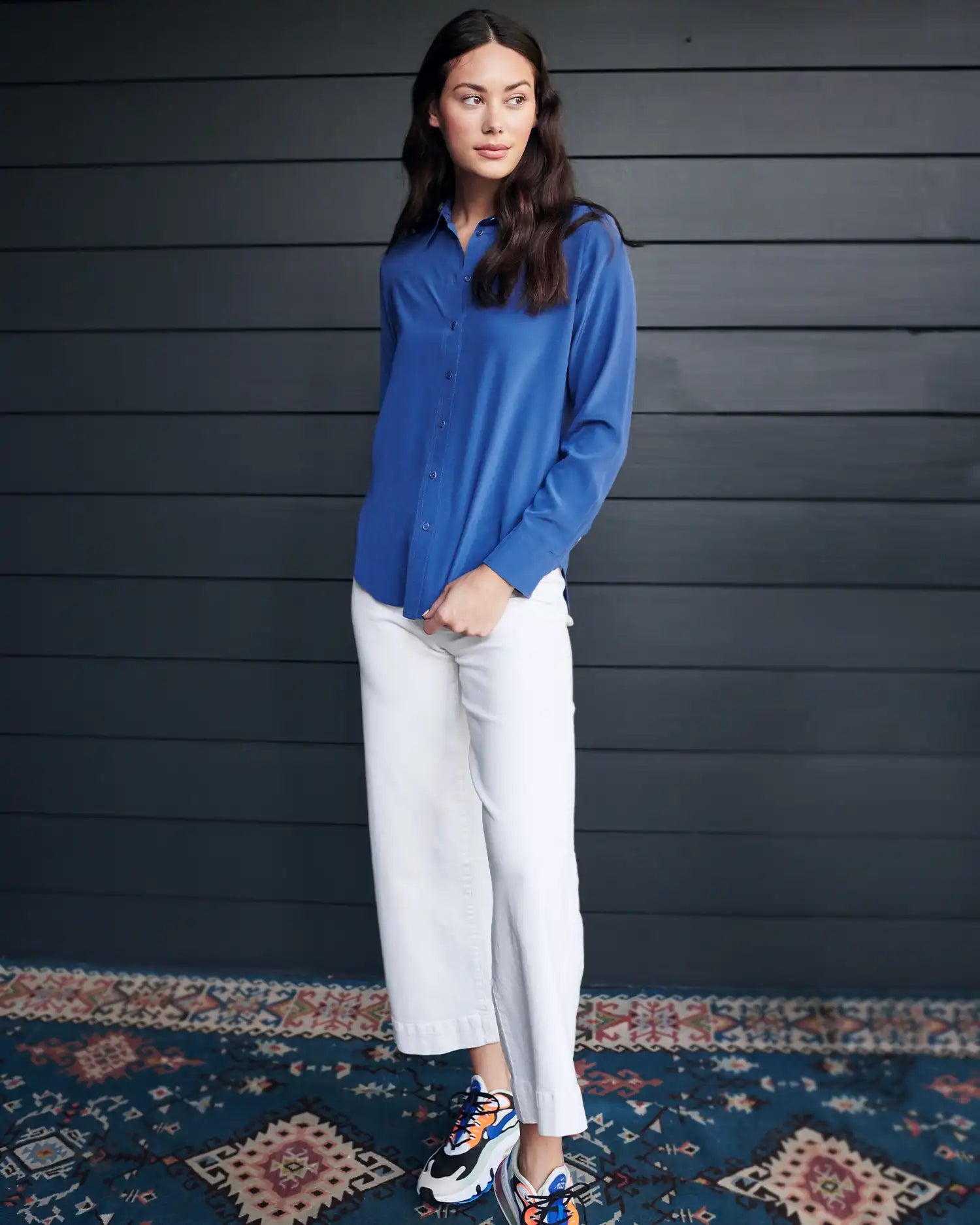 Washable Stretch Silk Blouse