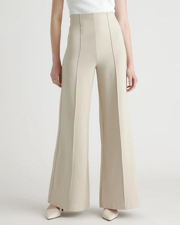 Ultra-Stretch Ponte Super Wide Leg Pants