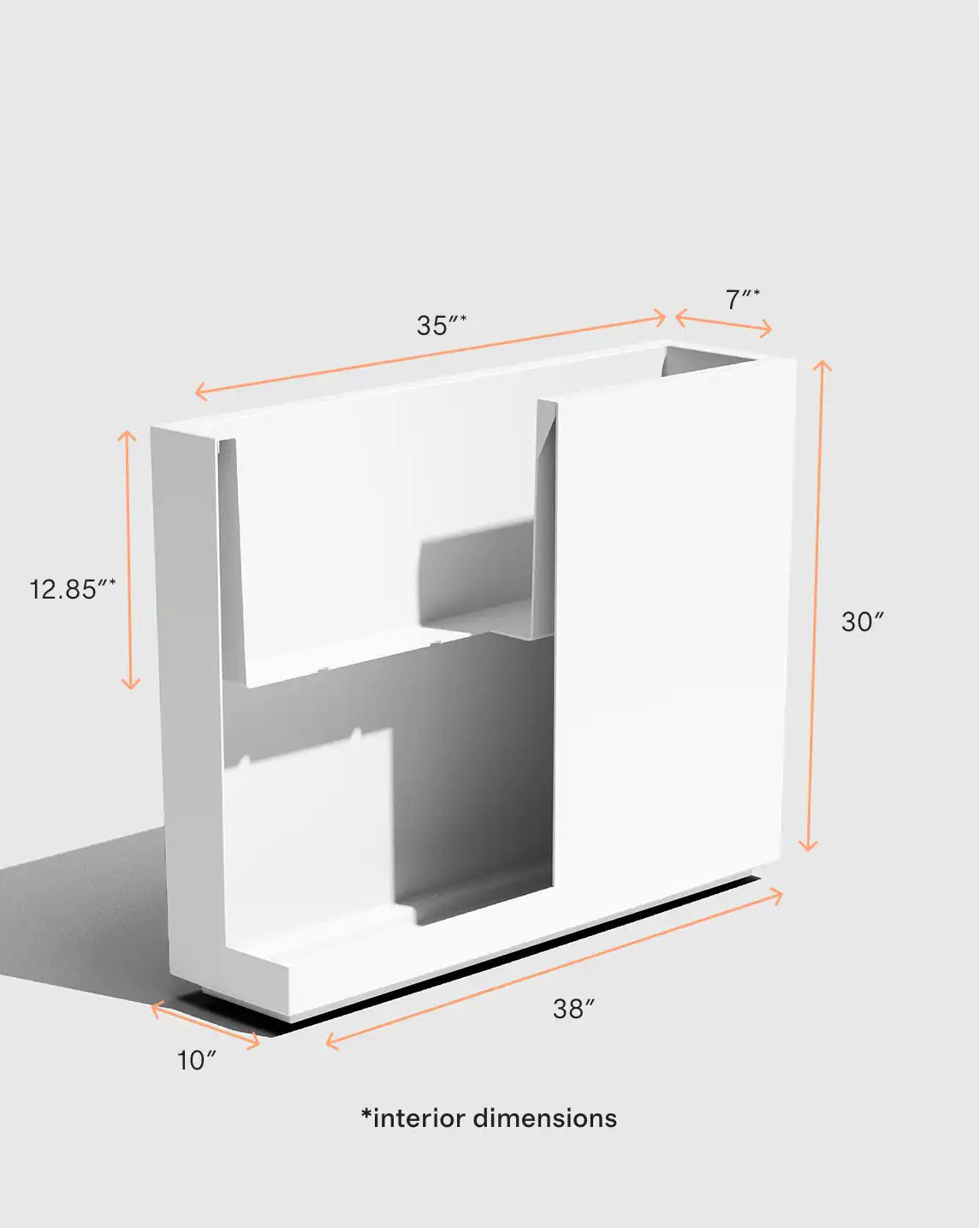 Block Series All Weather Rectangular Planter by Veradek
