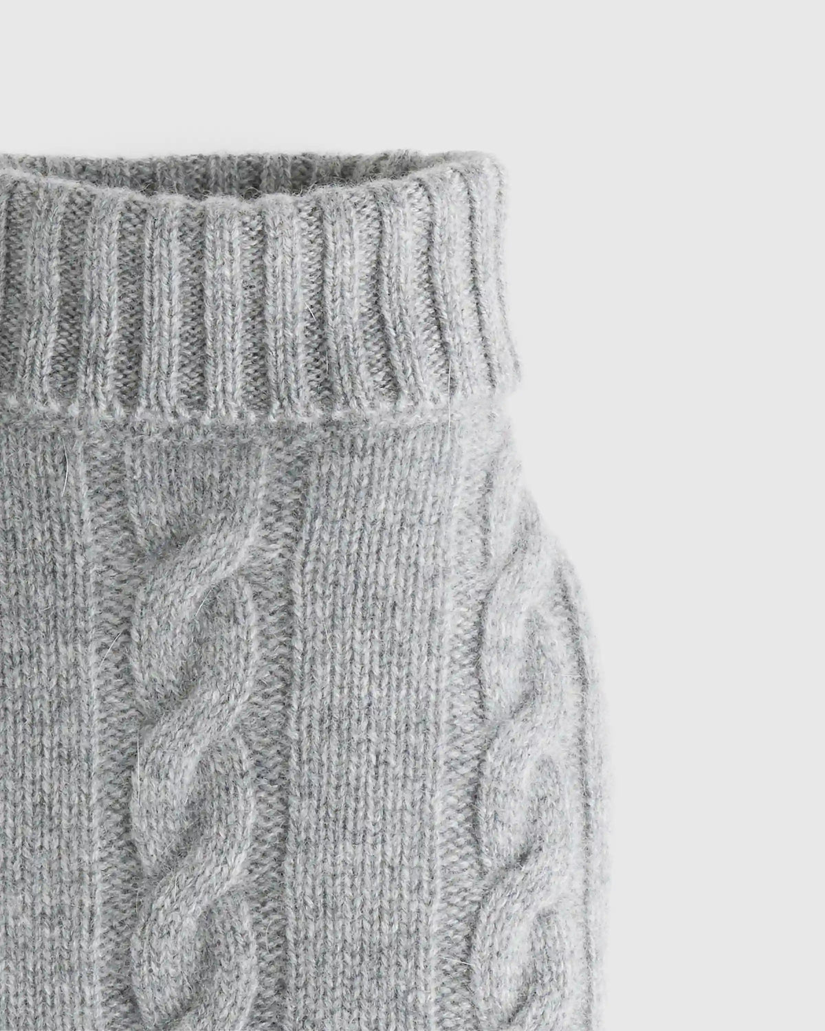 Mongolian Cashmere Cable Knit Dog Sweater