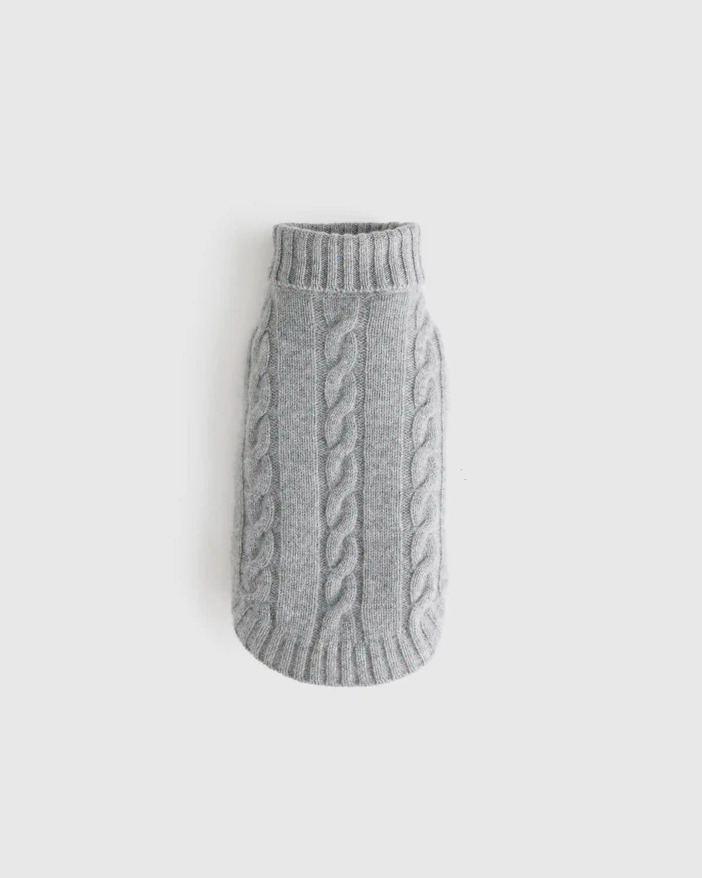 Mongolian Cashmere Cable Knit Dog Sweater