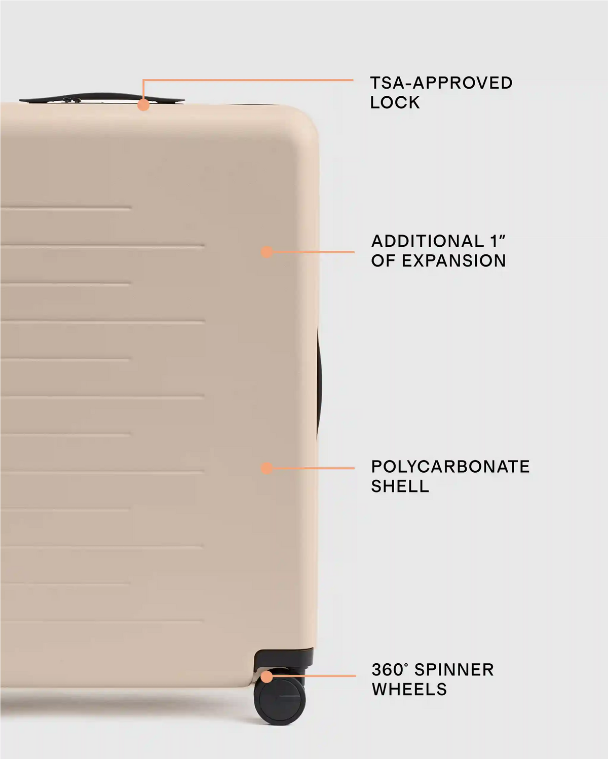 Expandable Medium Check-In Suitcase