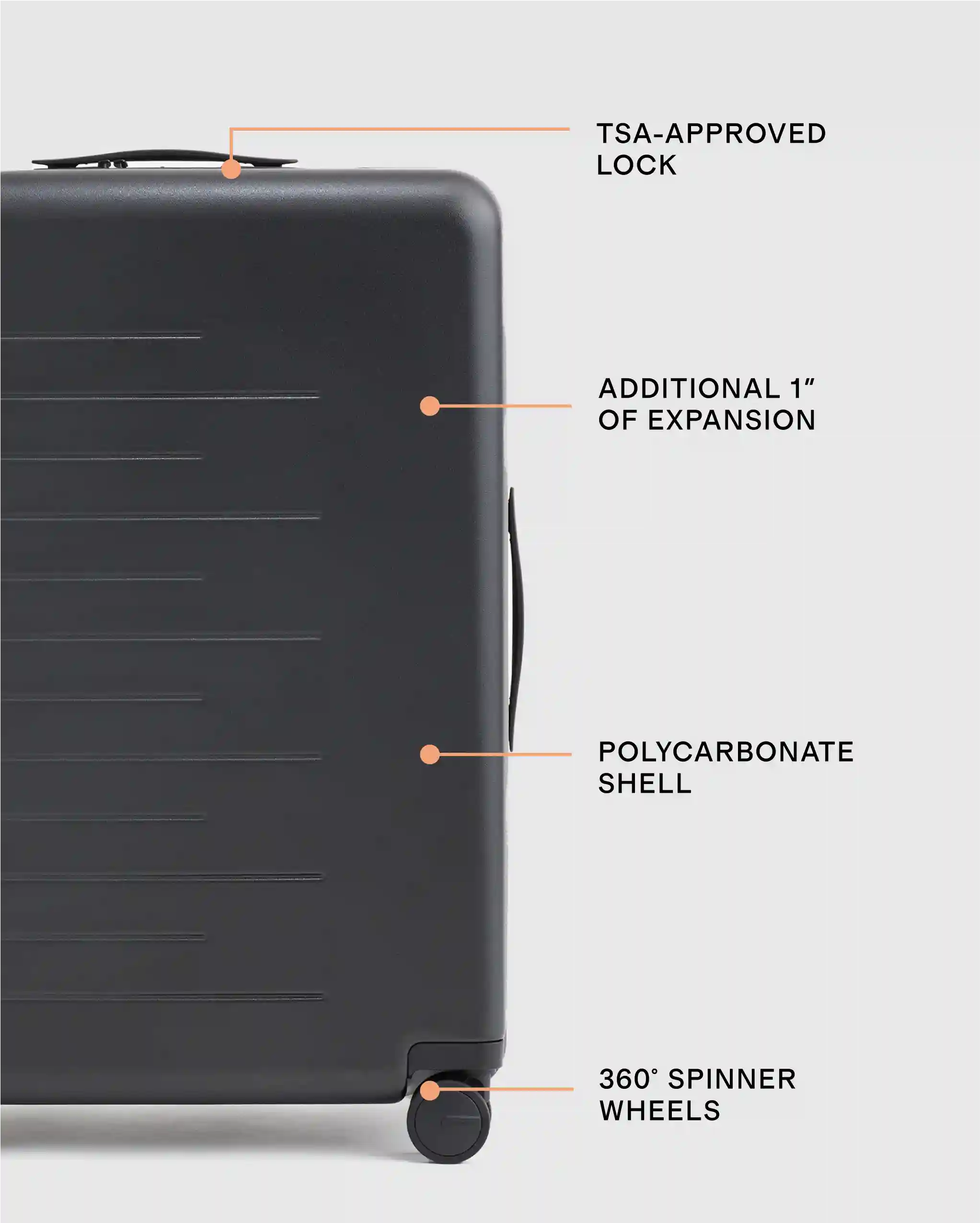Expandable Medium Check-In Suitcase