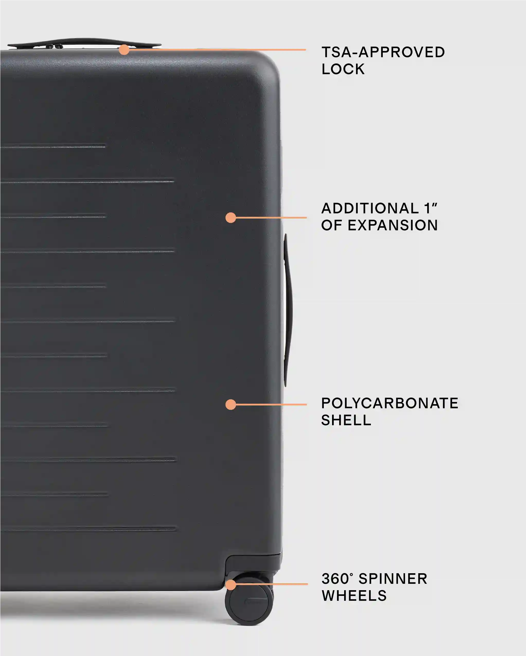Expandable Large Check-In Suitcase
