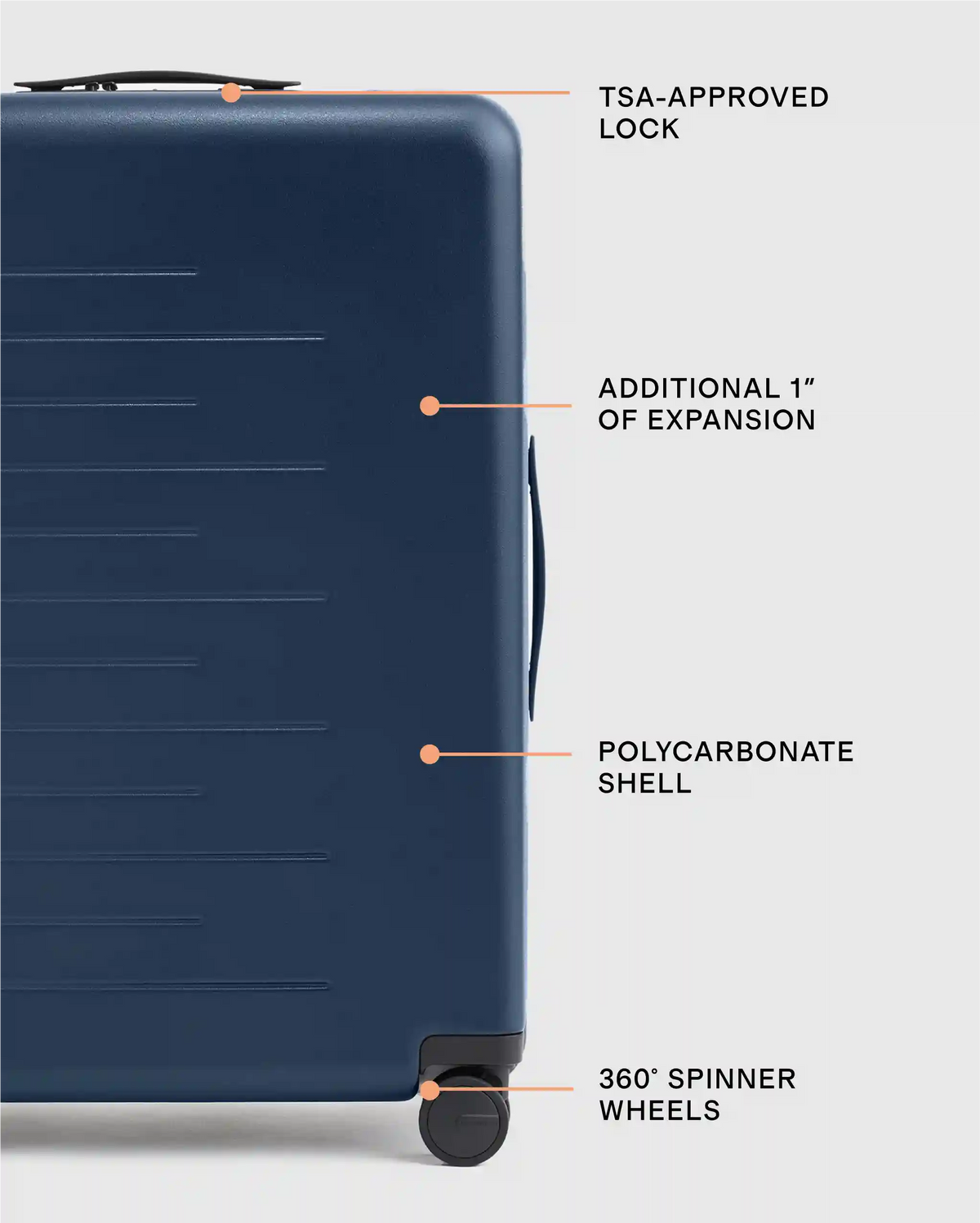 Expandable Large Check-In Suitcase