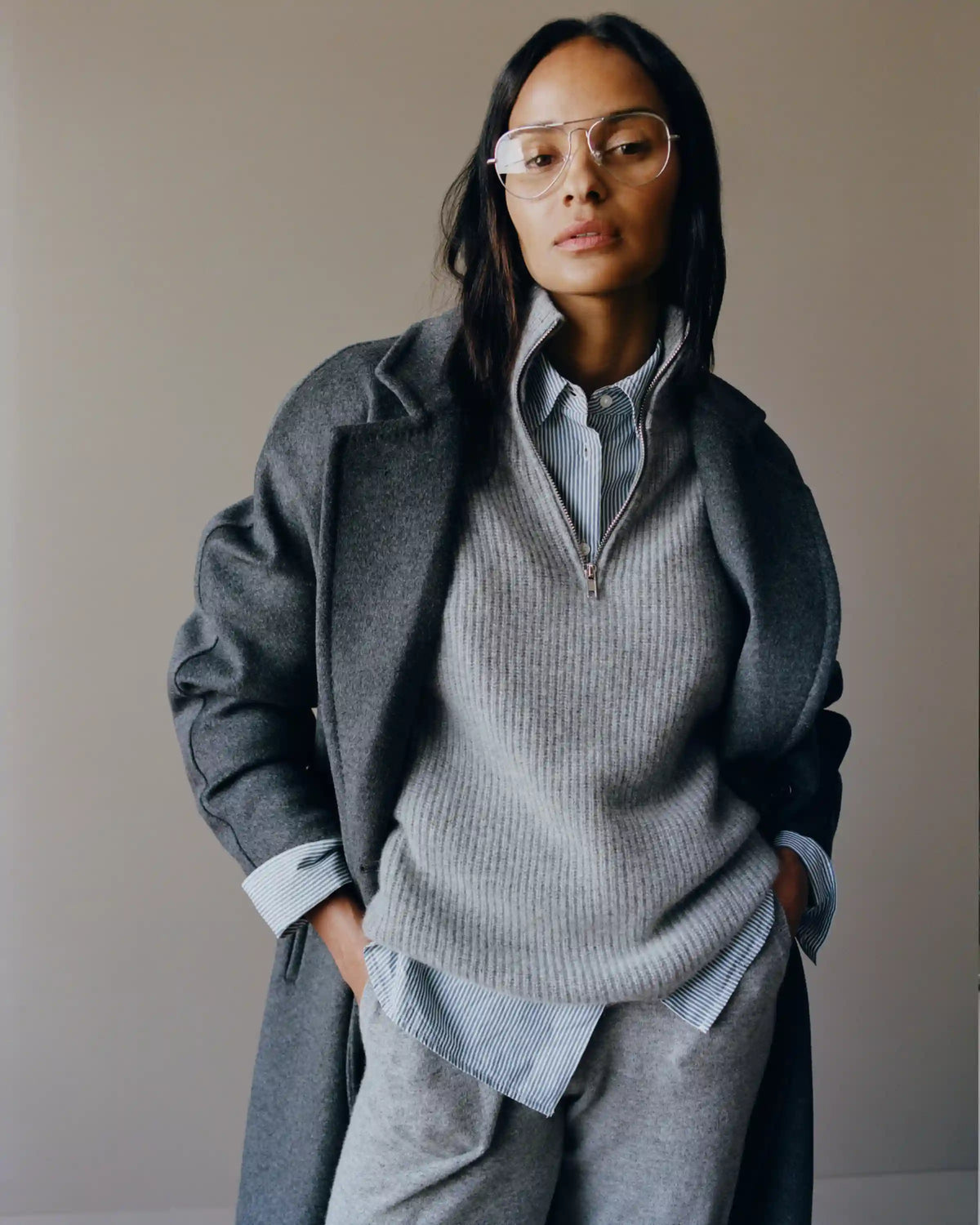 100% Organic Cotton Poplin Long Sleeve Boyfriend Shirt