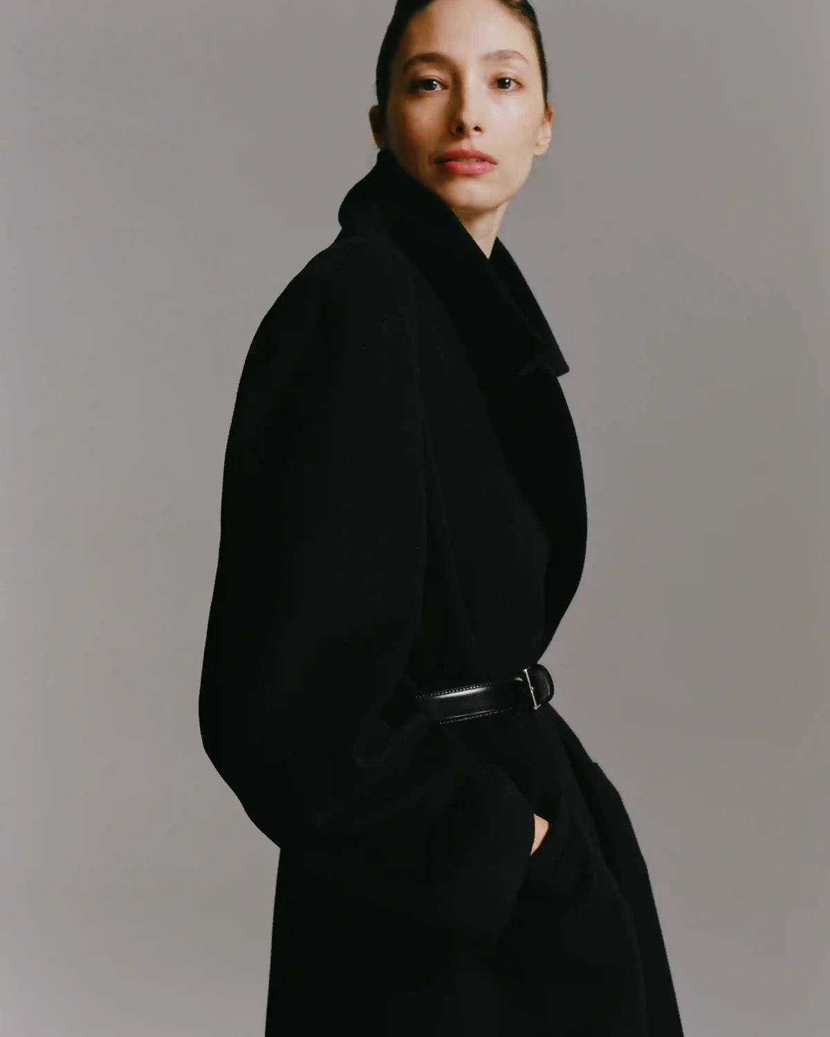 Italian Wool Classic Single-Breasted Coat