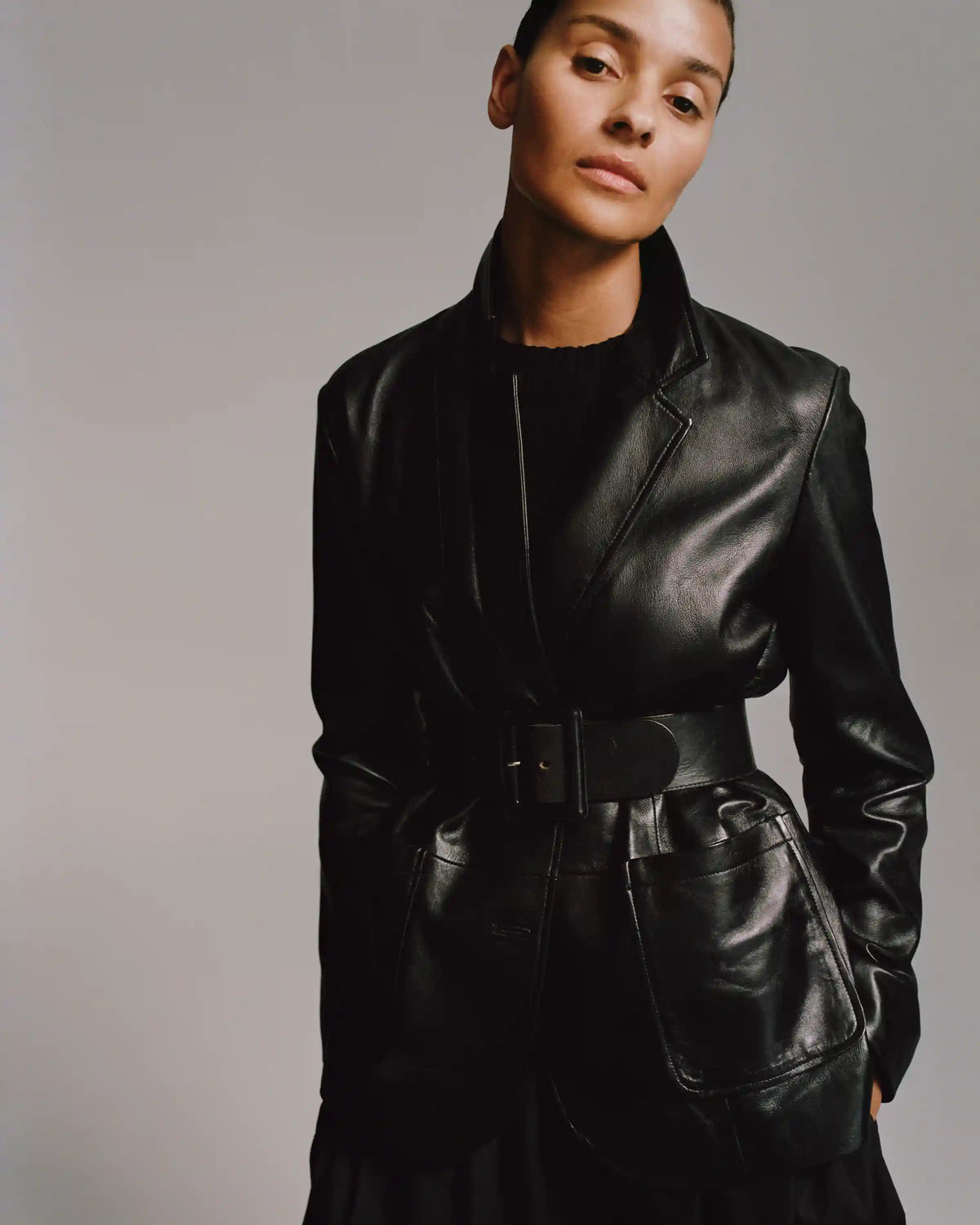 100% Leather Blazer