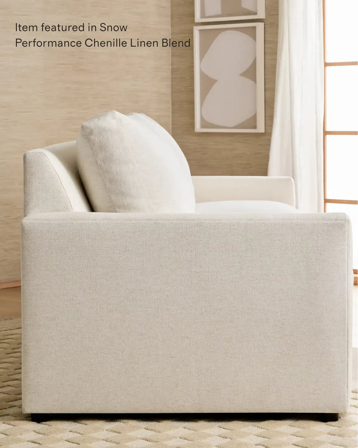 Brennan L Sectional in Performance Velvet