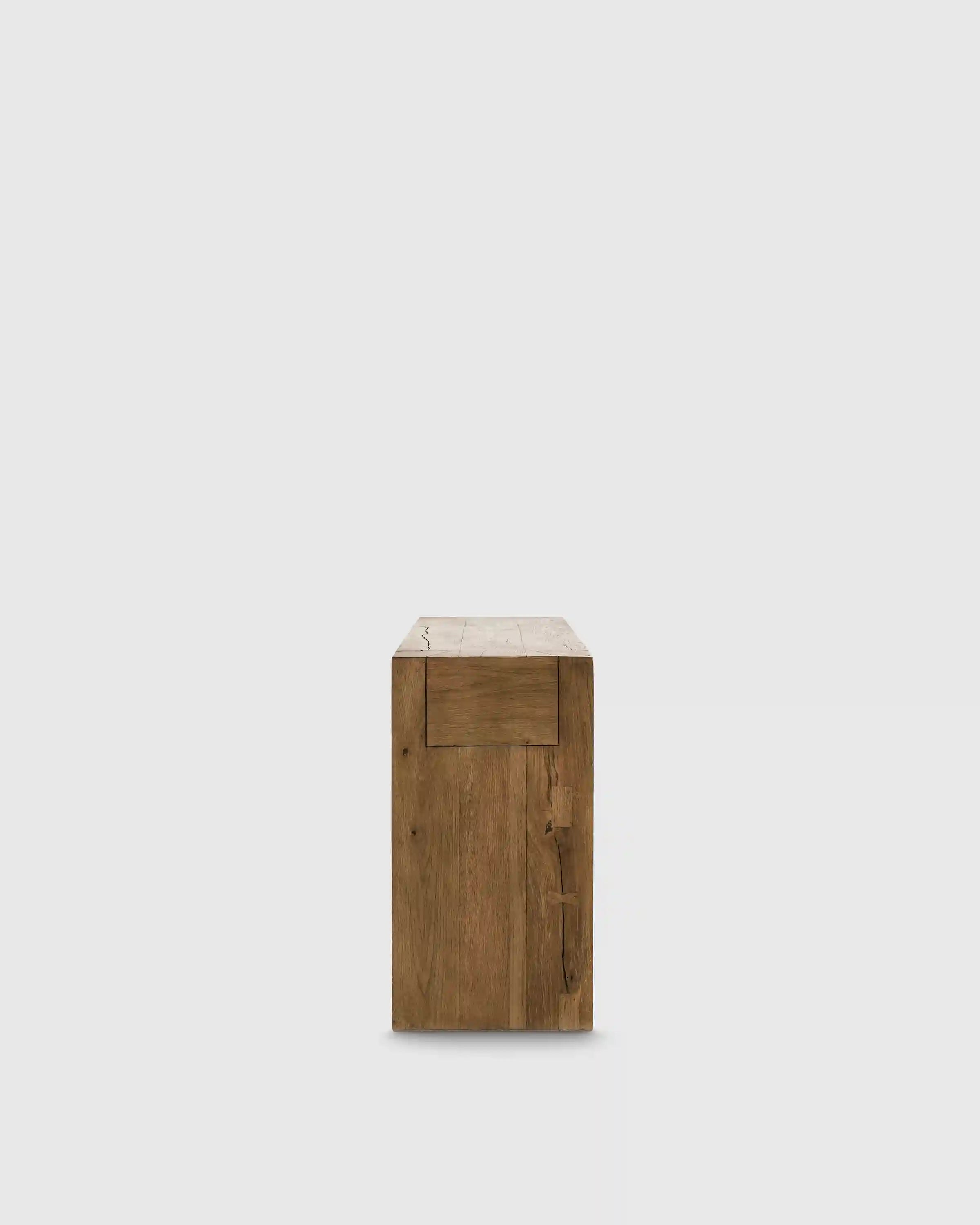 Reclaimed Oak Waterfall Console Table