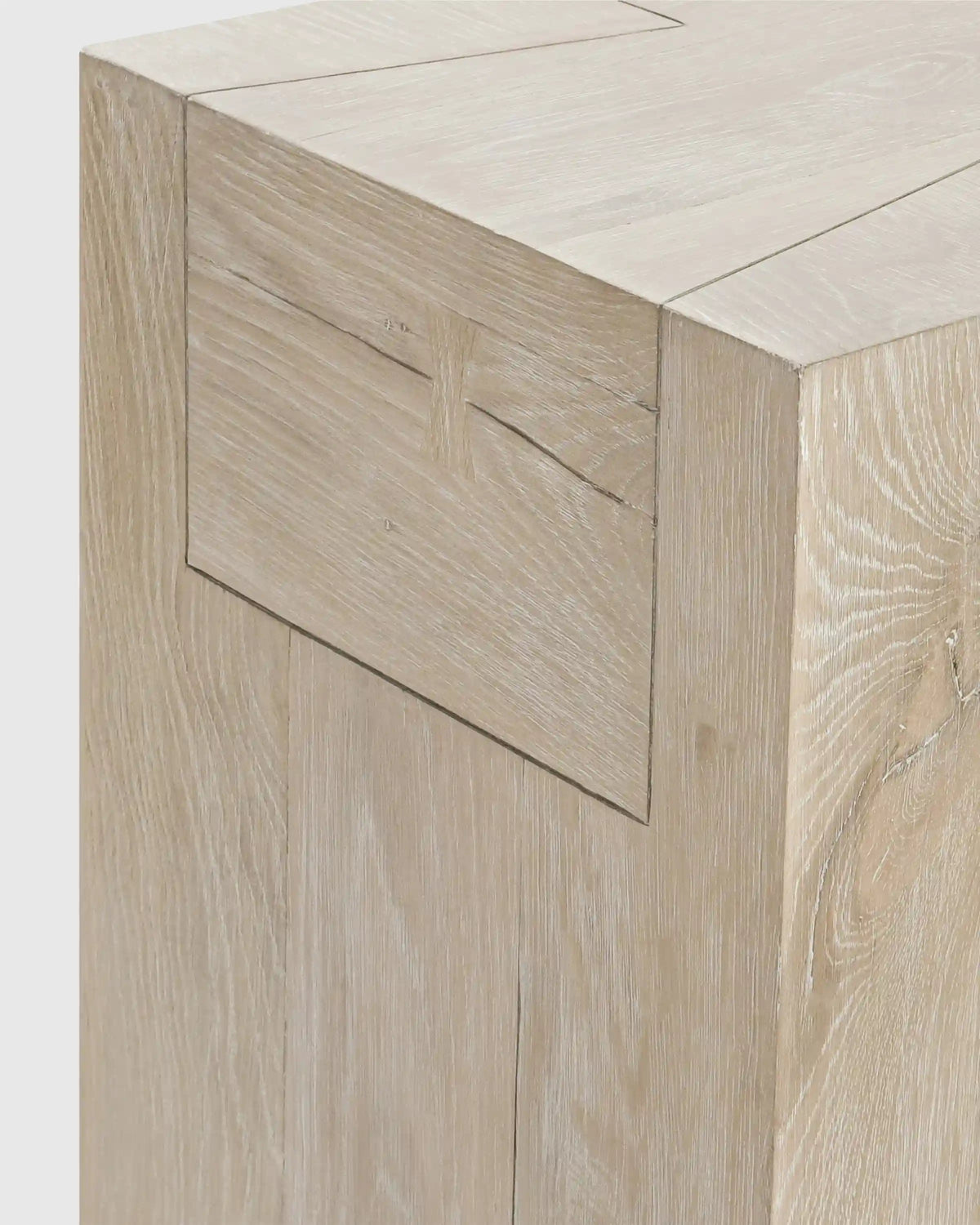 Reclaimed Oak Waterfall Console Table