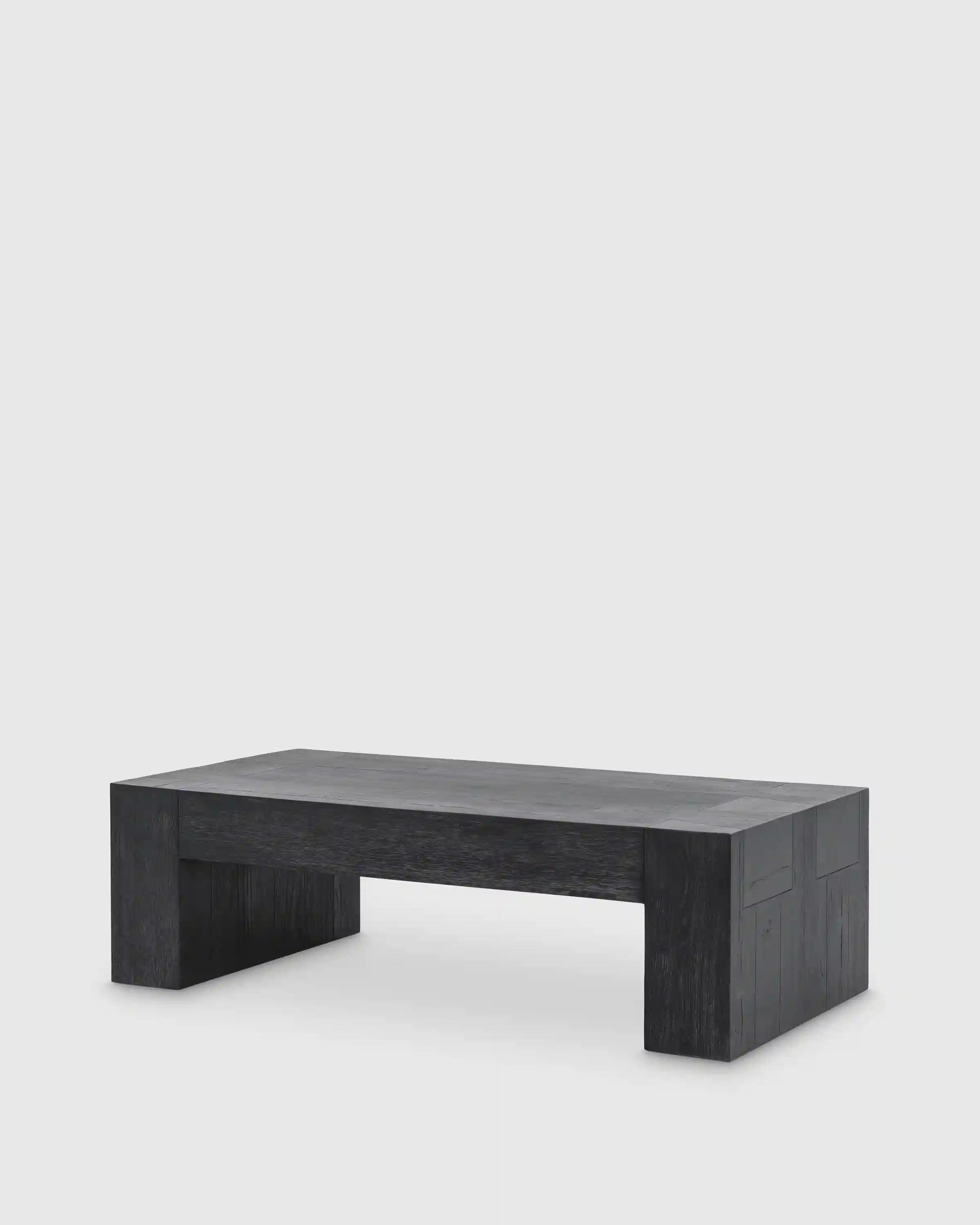 Reclaimed Oak Waterfall Coffee Table