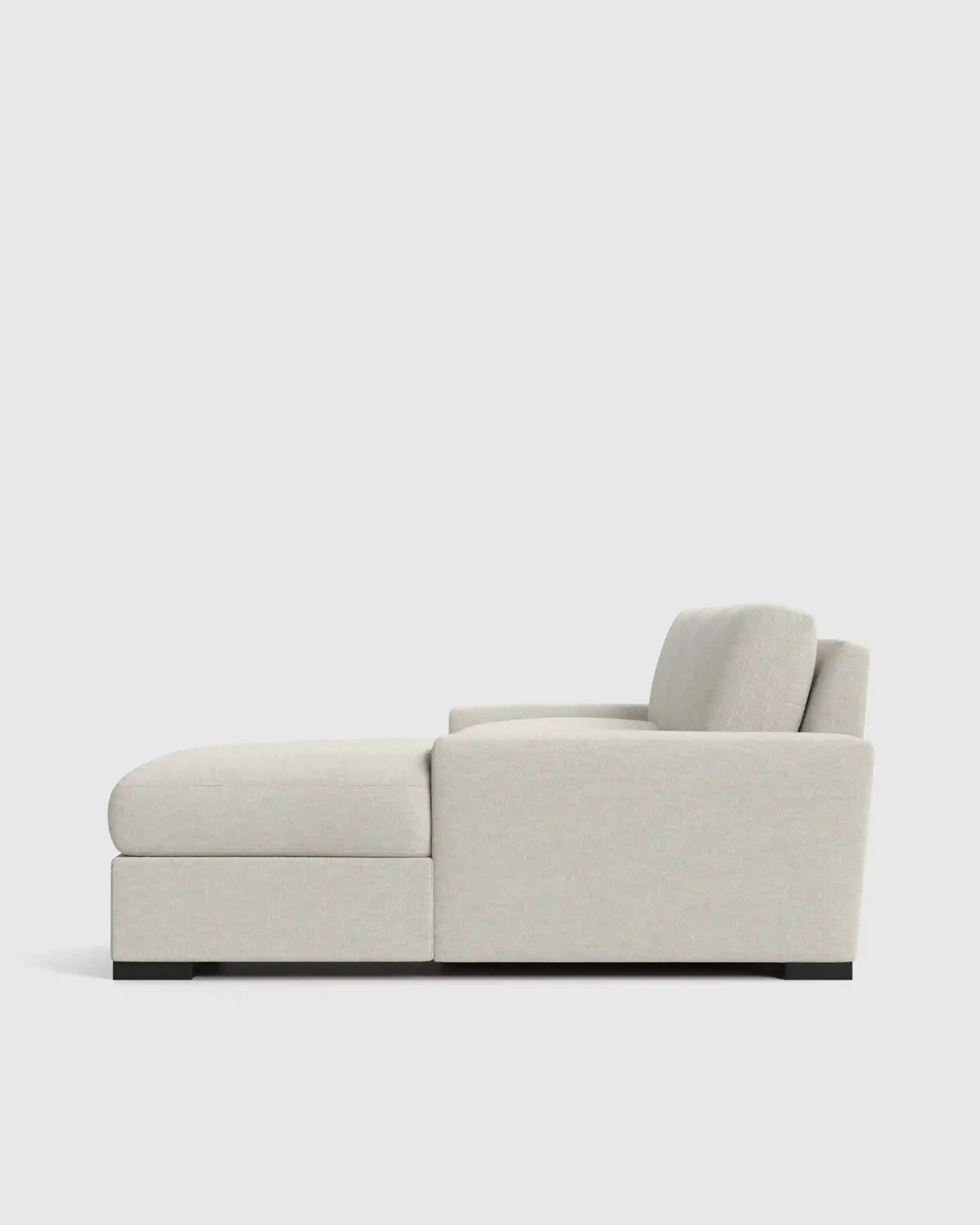 Stillman Chaise Sectional in Performance Basketweave