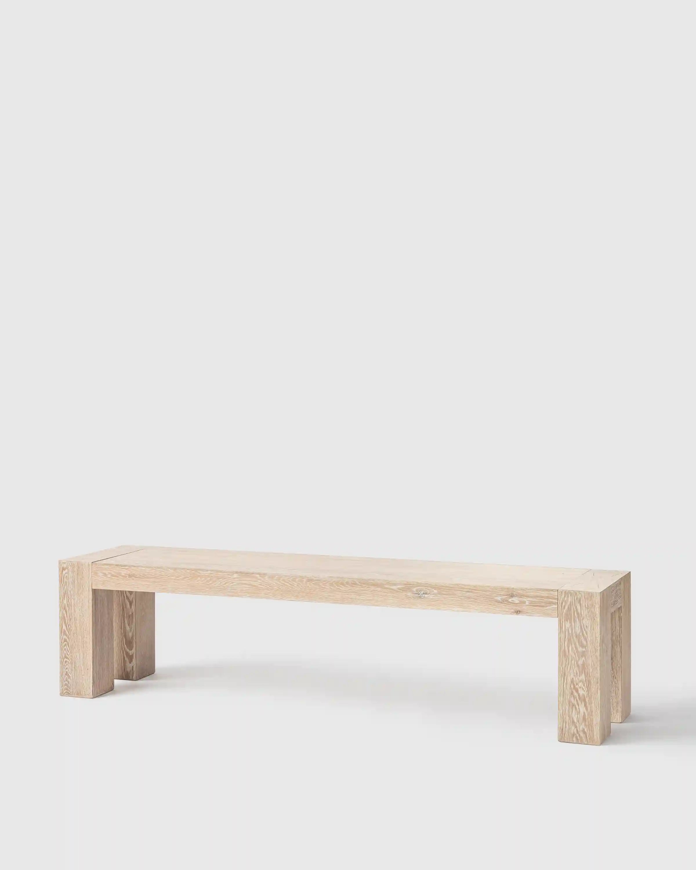 Reclaimed Oak Parsons Dining Bench