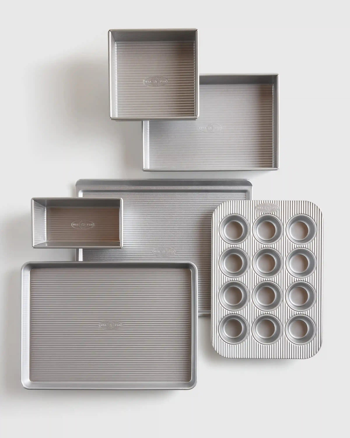 6-Pc Nonstick Steel Bakeware Set by USA Pan