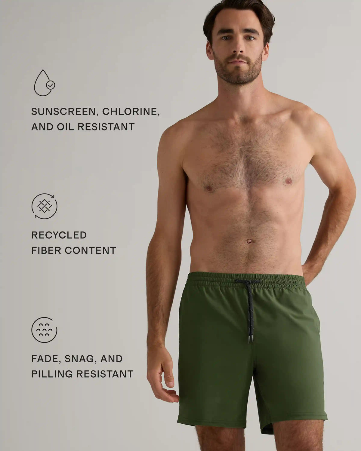 Italian Swim Trunks - 7"