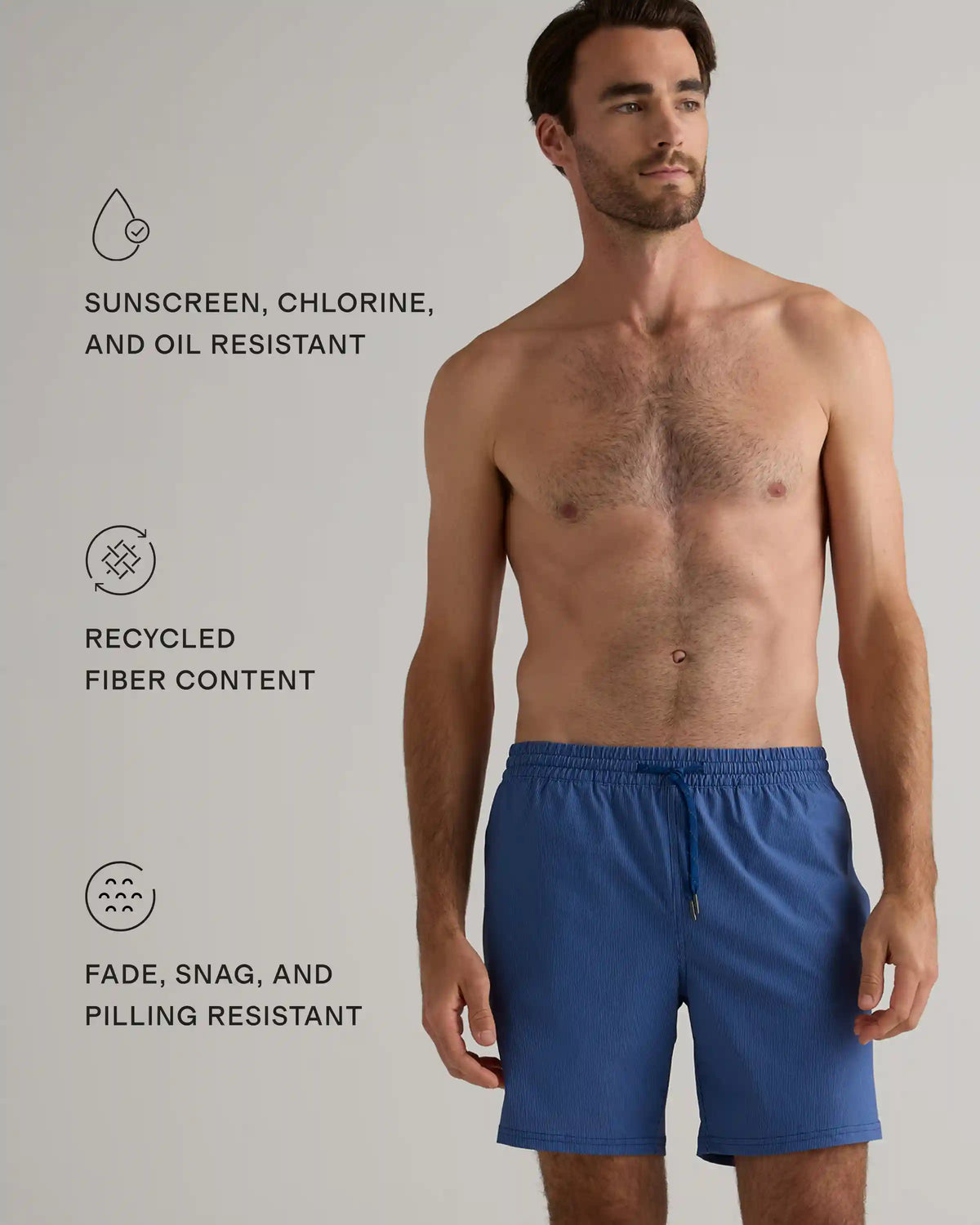 Italian Swim Trunks - 7"