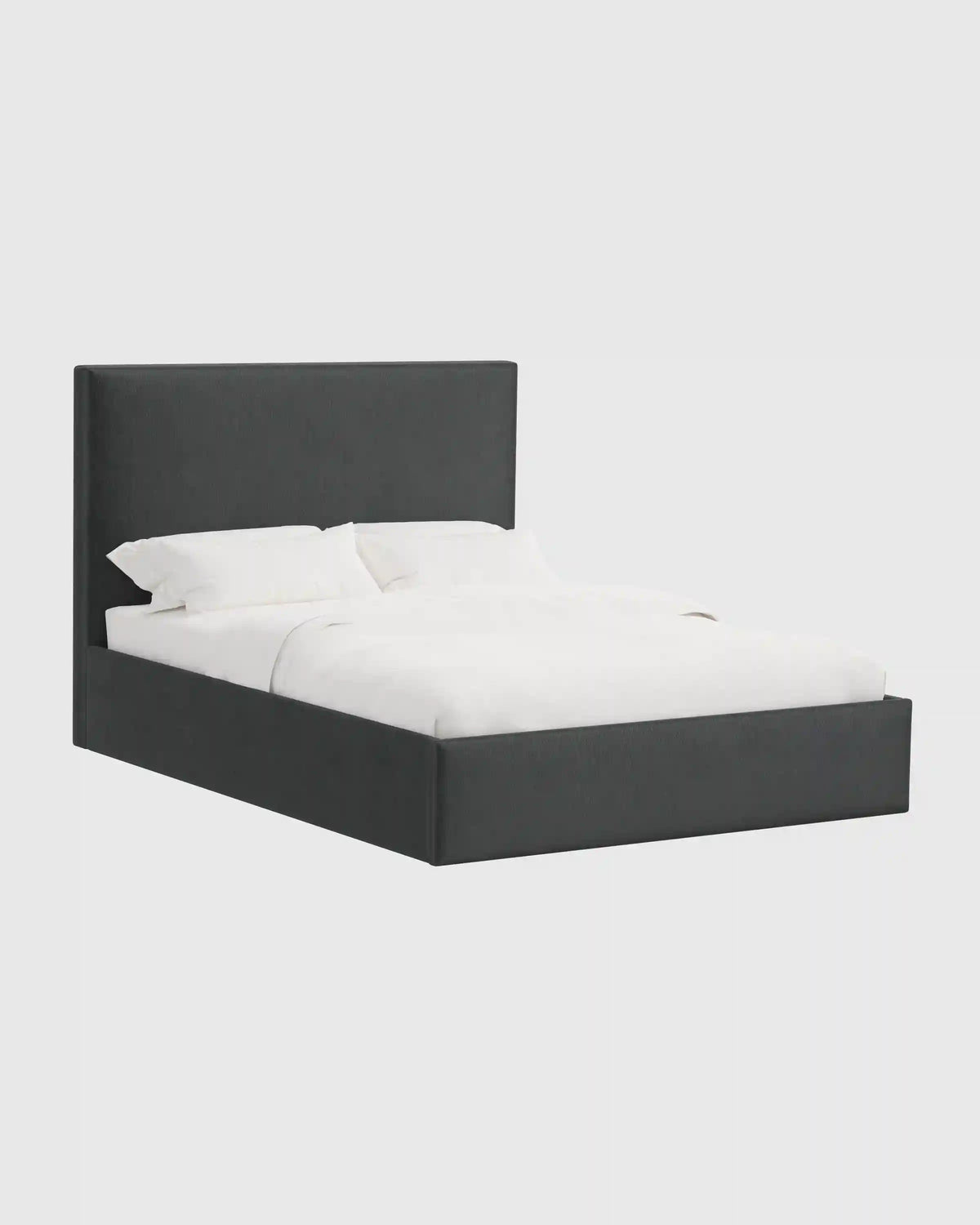 Square Bed in Performance Velvet