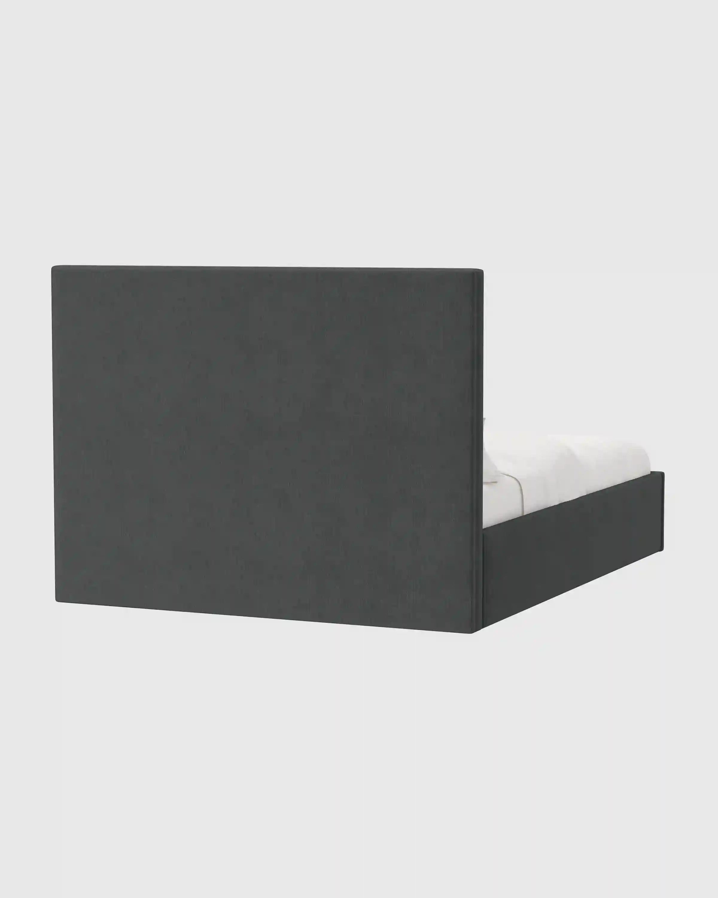 Square Bed in Performance Velvet