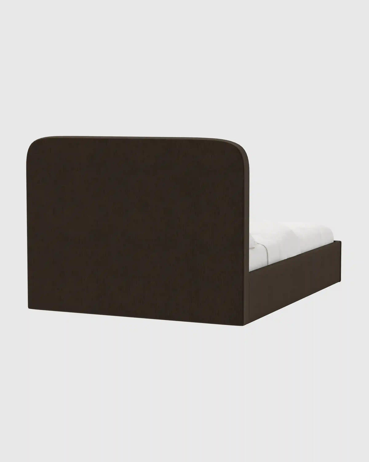 Curved Bed in Performance Velvet