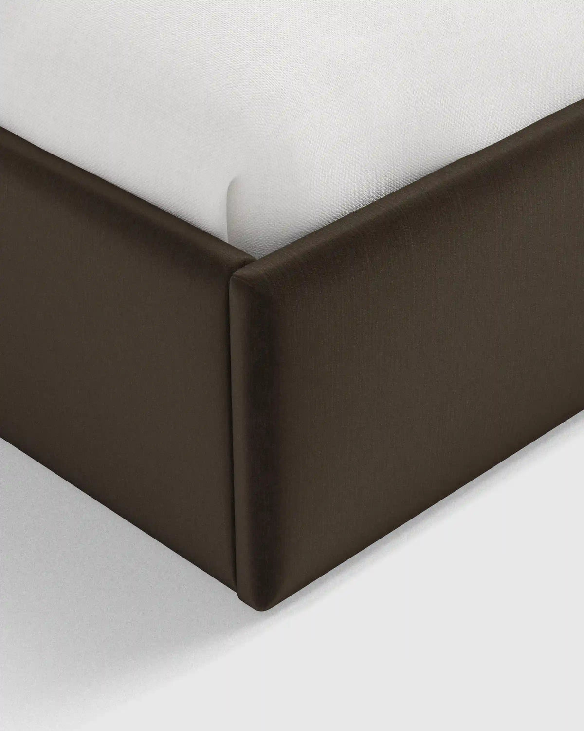 Curved Bed in Performance Velvet