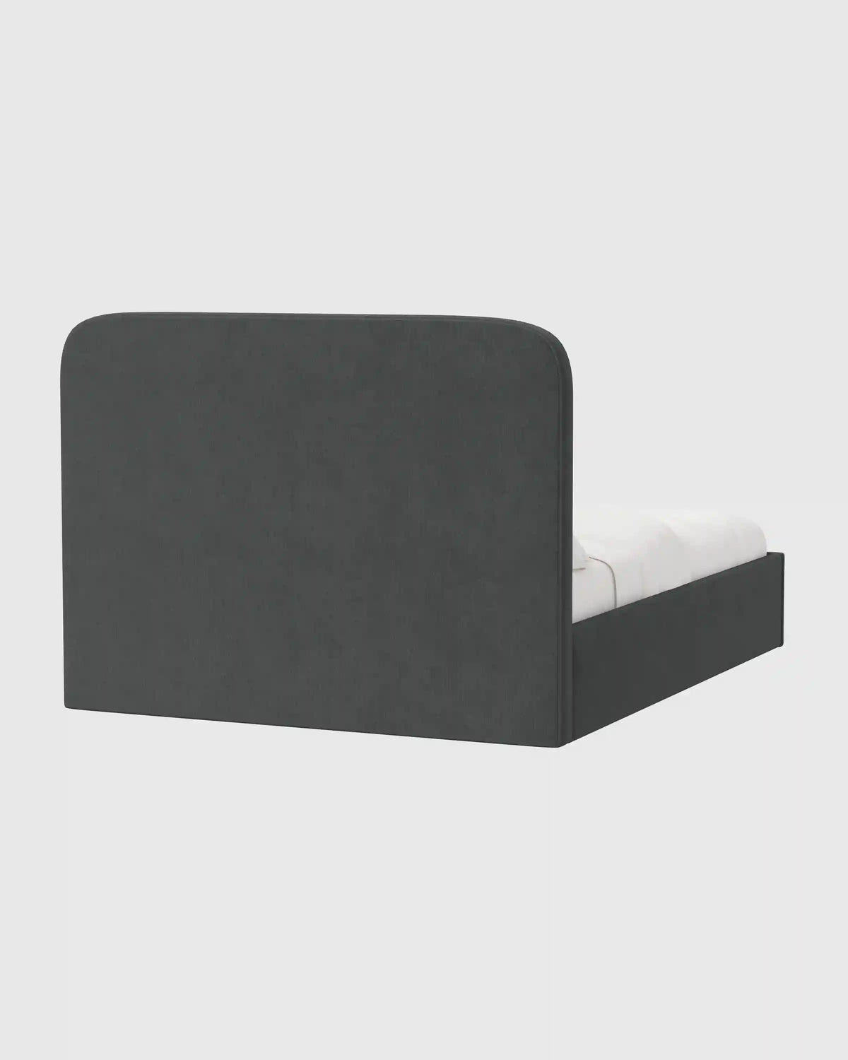 Curved Bed in Performance Velvet