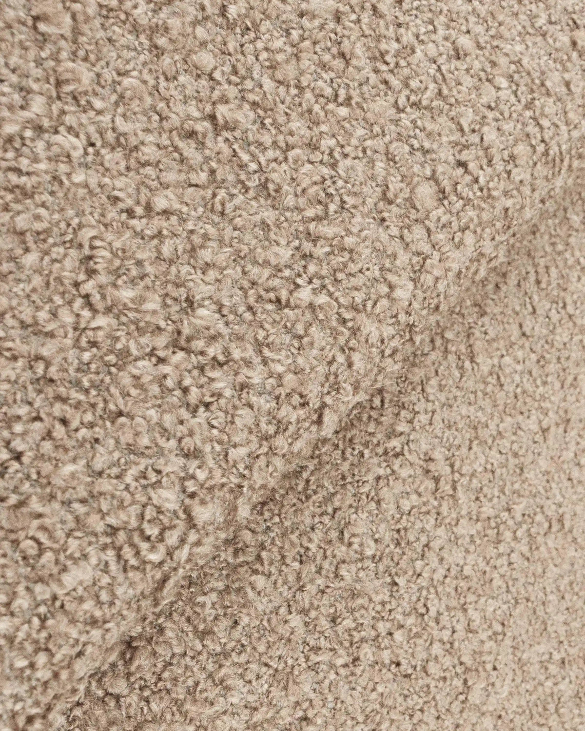 Plush Boucle Wingback Bed